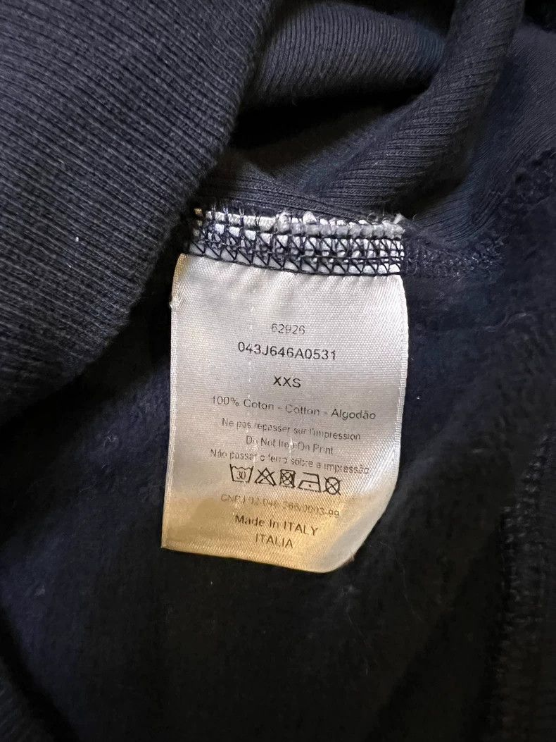 Dior Christian Dior Navy Blue Hoodie Sweatshirt Size US XXS / EU 40 - 6 Thumbnail