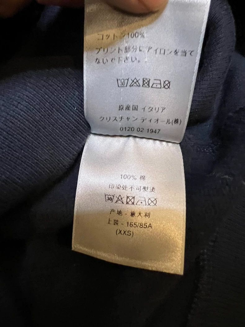 Dior Christian Dior Navy Blue Hoodie Sweatshirt Size US XXS / EU 40 - 7 Thumbnail
