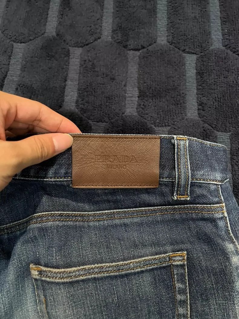 Prada Classic Blue Denim Pants by Prada Size US 30 / EU 46 - 4 Thumbnail