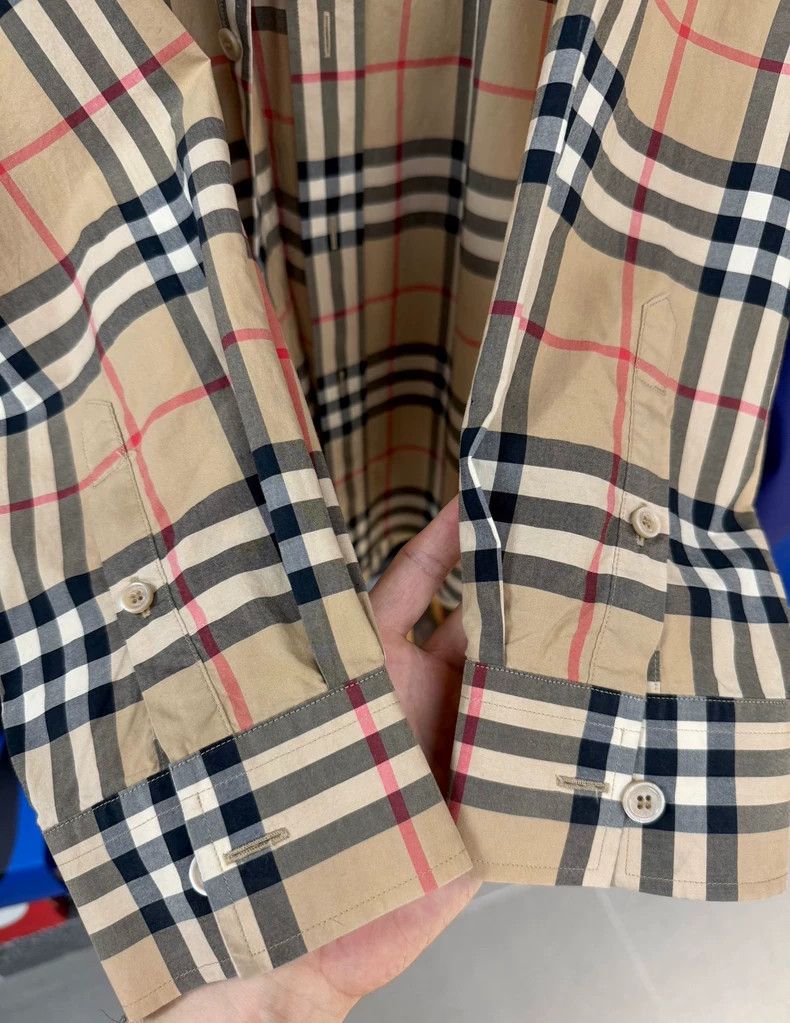 Burberry Burberry Classic Plaid Long Sleeve Shirt Size US M / EU 48-50 / 2 - 8 Thumbnail