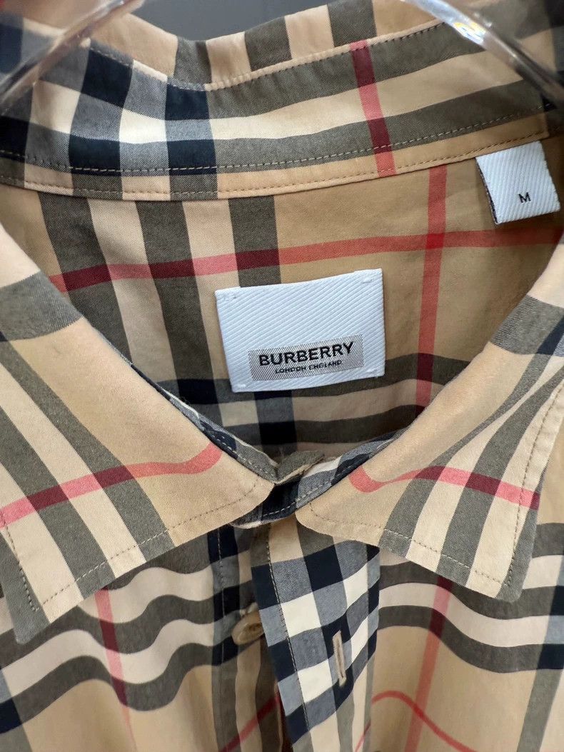 Burberry Burberry Classic Plaid Long Sleeve Shirt Size US M / EU 48-50 / 2 - 2 Thumbnail