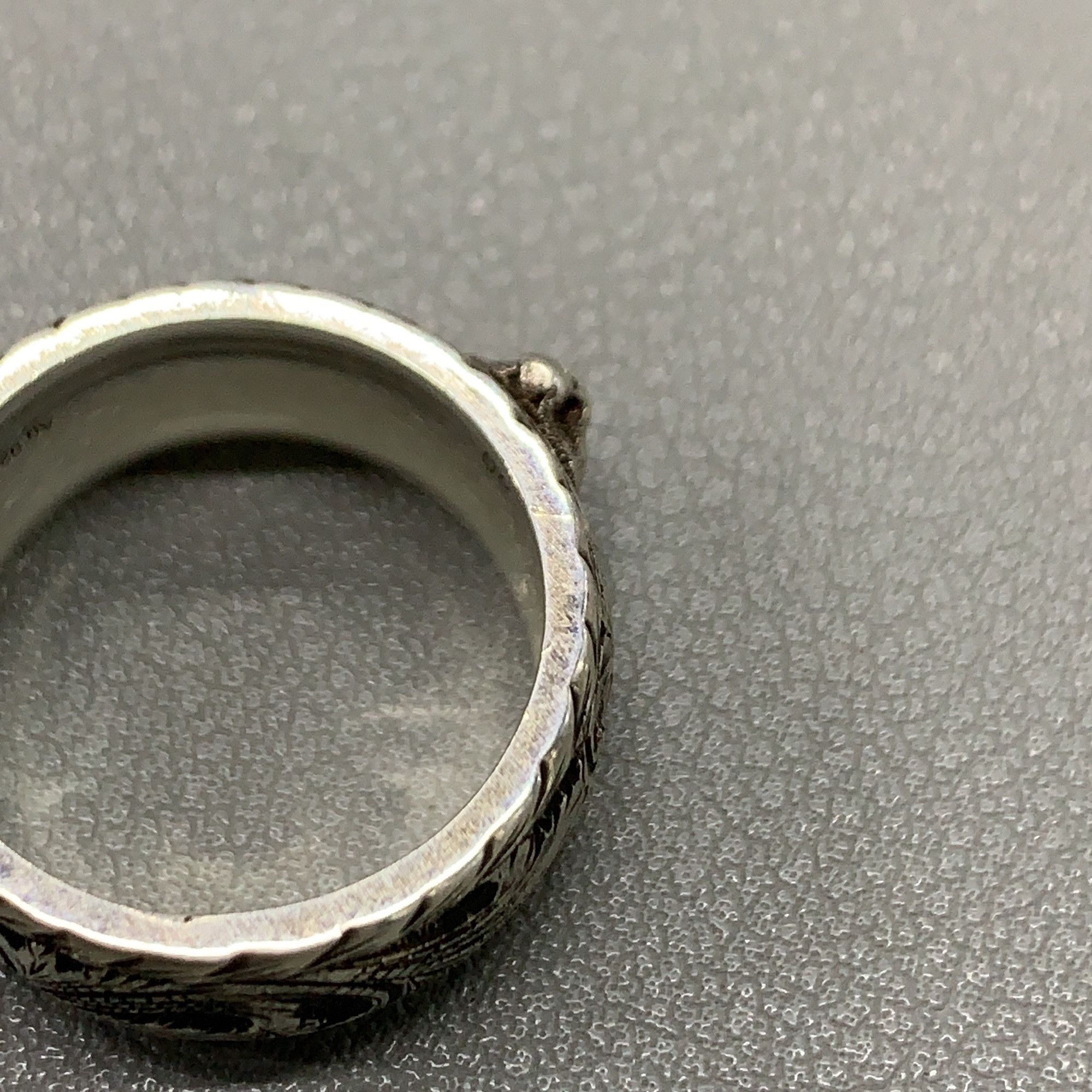 Gucci GUCCI Tiger Head Narrow Silver Ring Size ONE SIZE - 5 Thumbnail