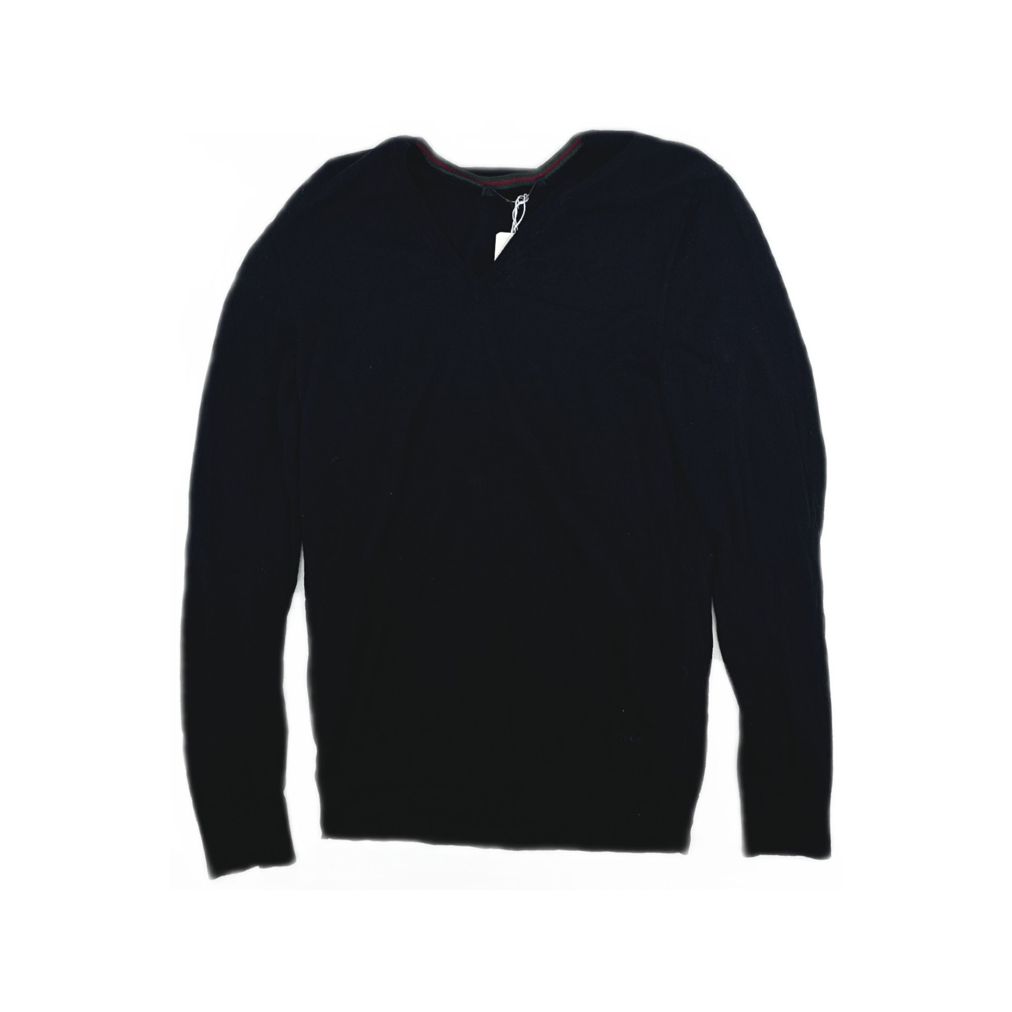 Gucci Black V-neck Loose Knit Sweater by Gucci Size US M / EU 48-50 / 2 - 3 Thumbnail