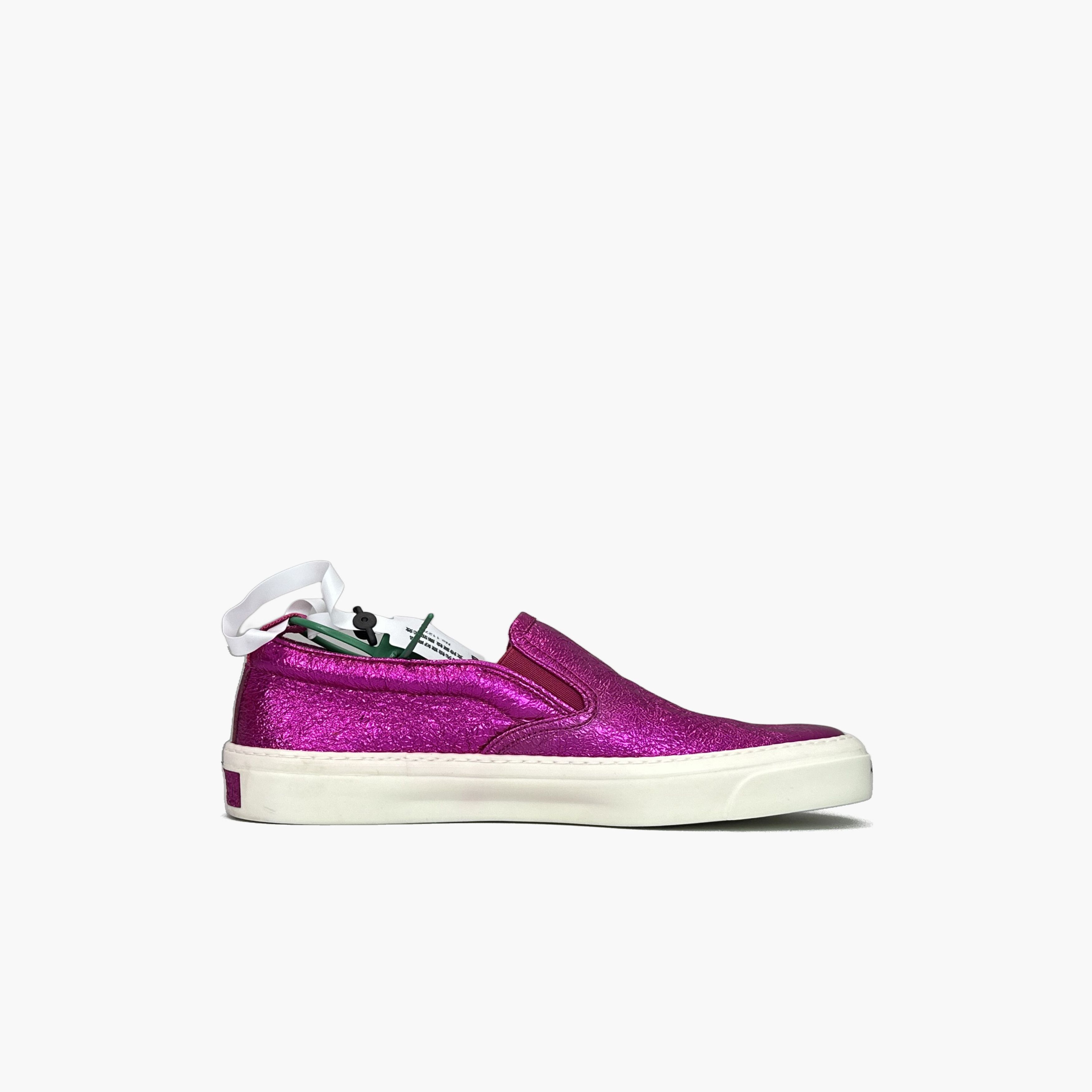 Gucci Gucci Leather Fashion Slip-On Sneakers Plum Size US 5.5 / EU 38 - 3 Thumbnail