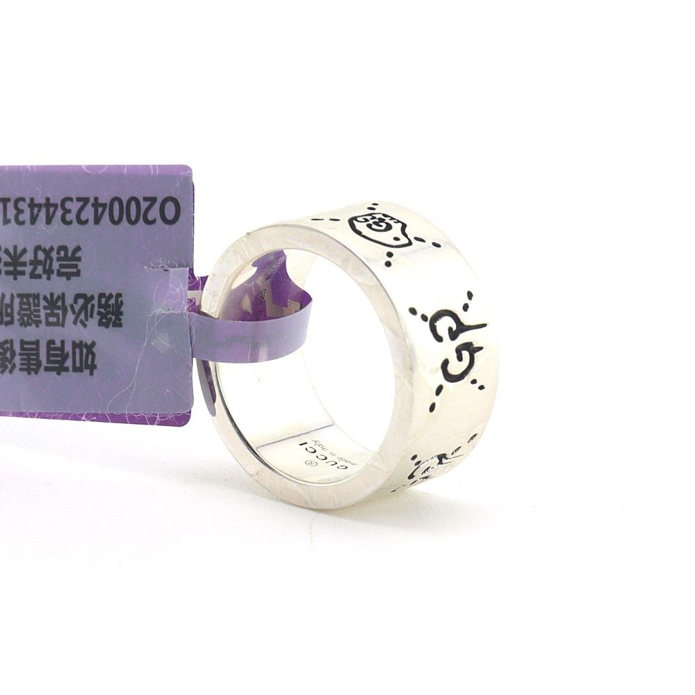 GucciGhost Silver Couple Ring 9mm