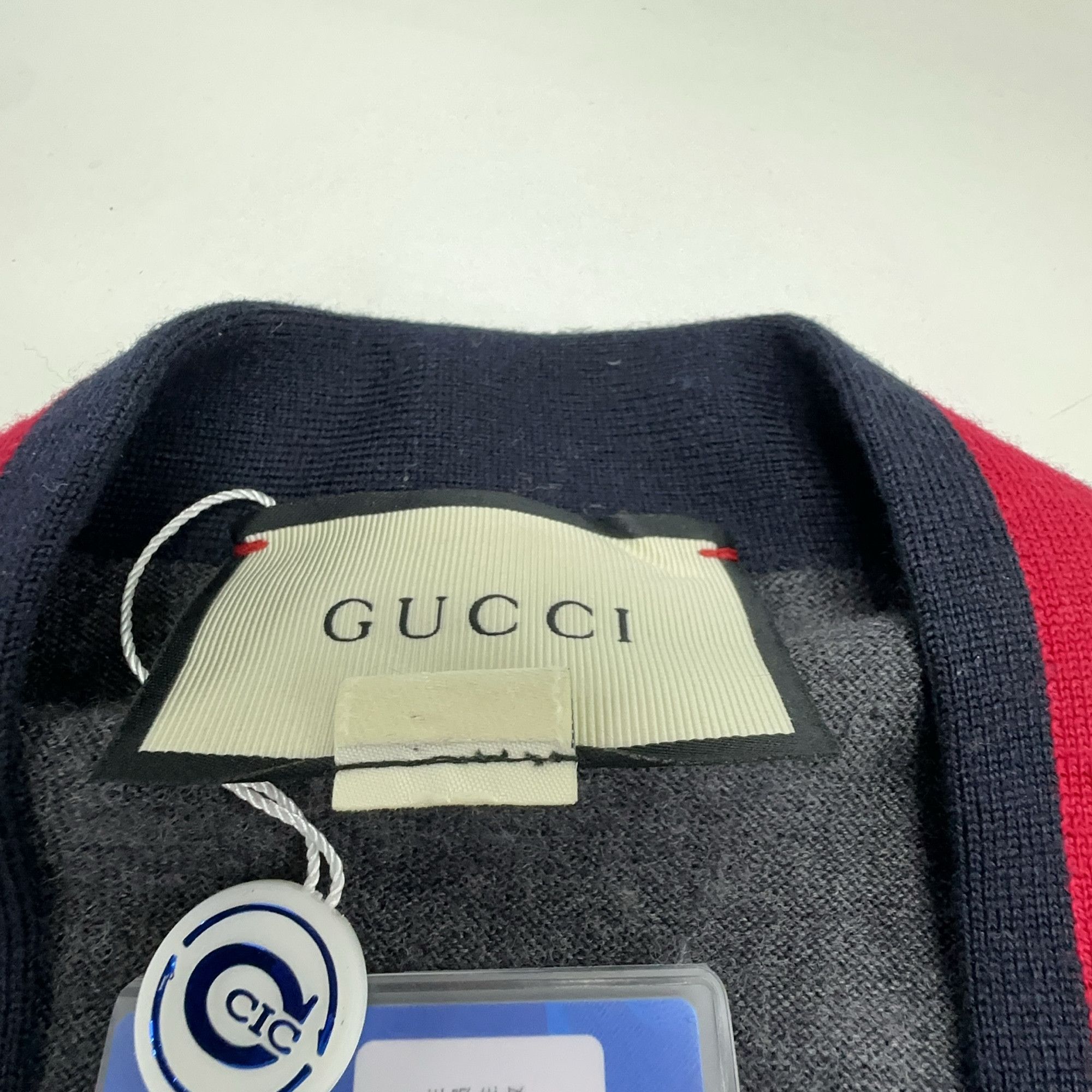 Gucci Gucci Casual Comfortable Knitted Cardigan Gray Size US XL / EU 56 / 4 - 5 Thumbnail