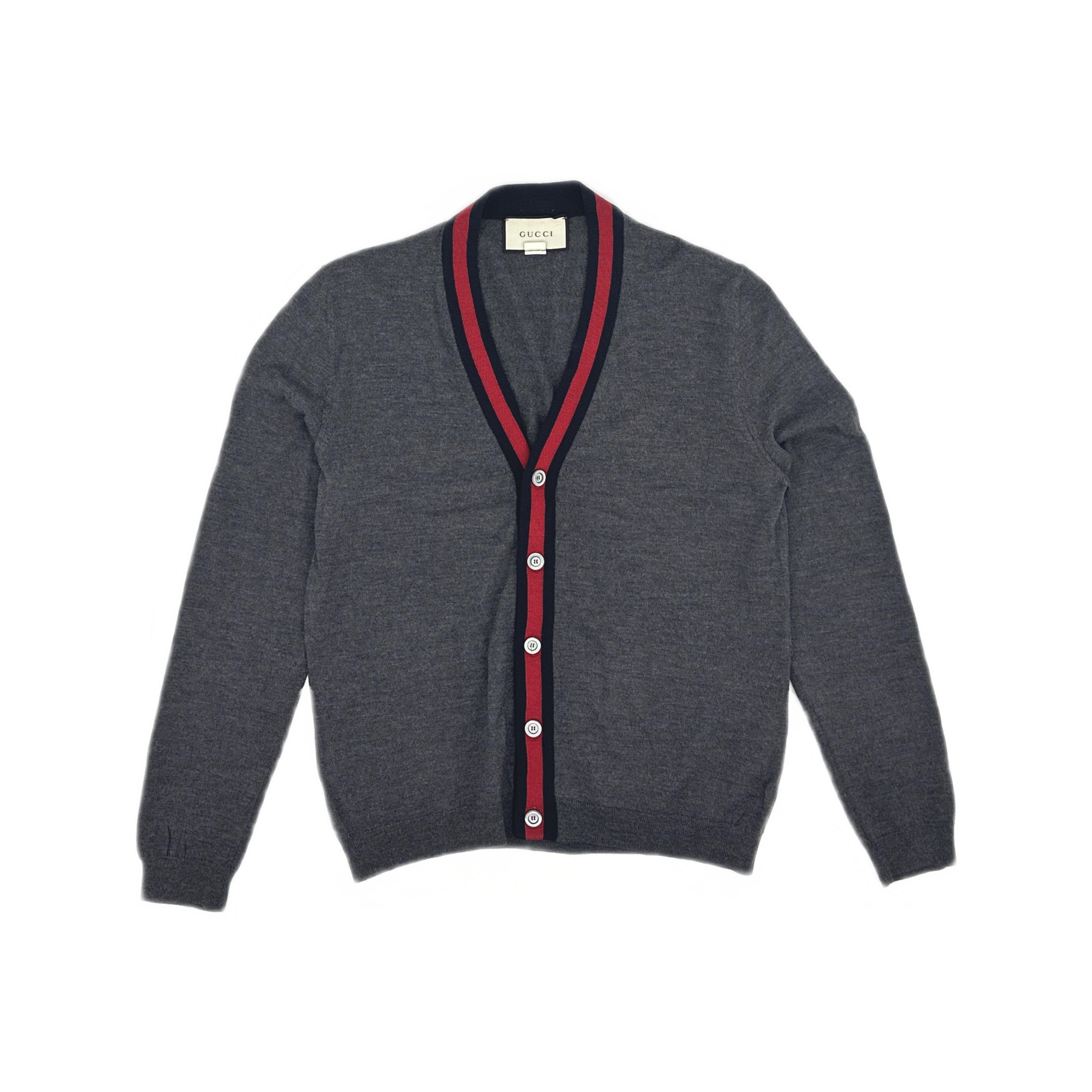 Gucci Gucci Casual Comfortable Knitted Cardigan Gray Size US XL / EU 56 / 4 - 3 Thumbnail