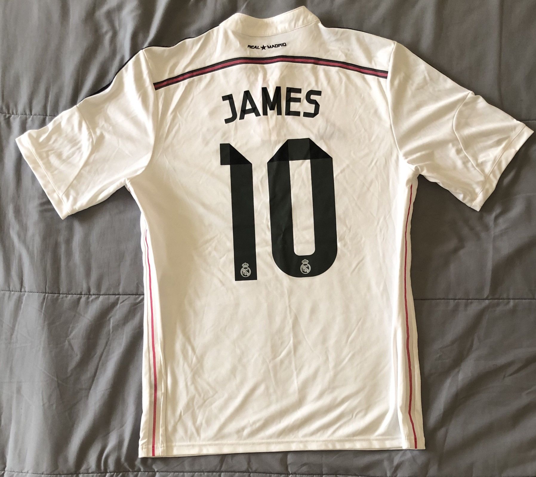 Adidas 2014-15 Real Madrid Retro Fly Emirates #10 James