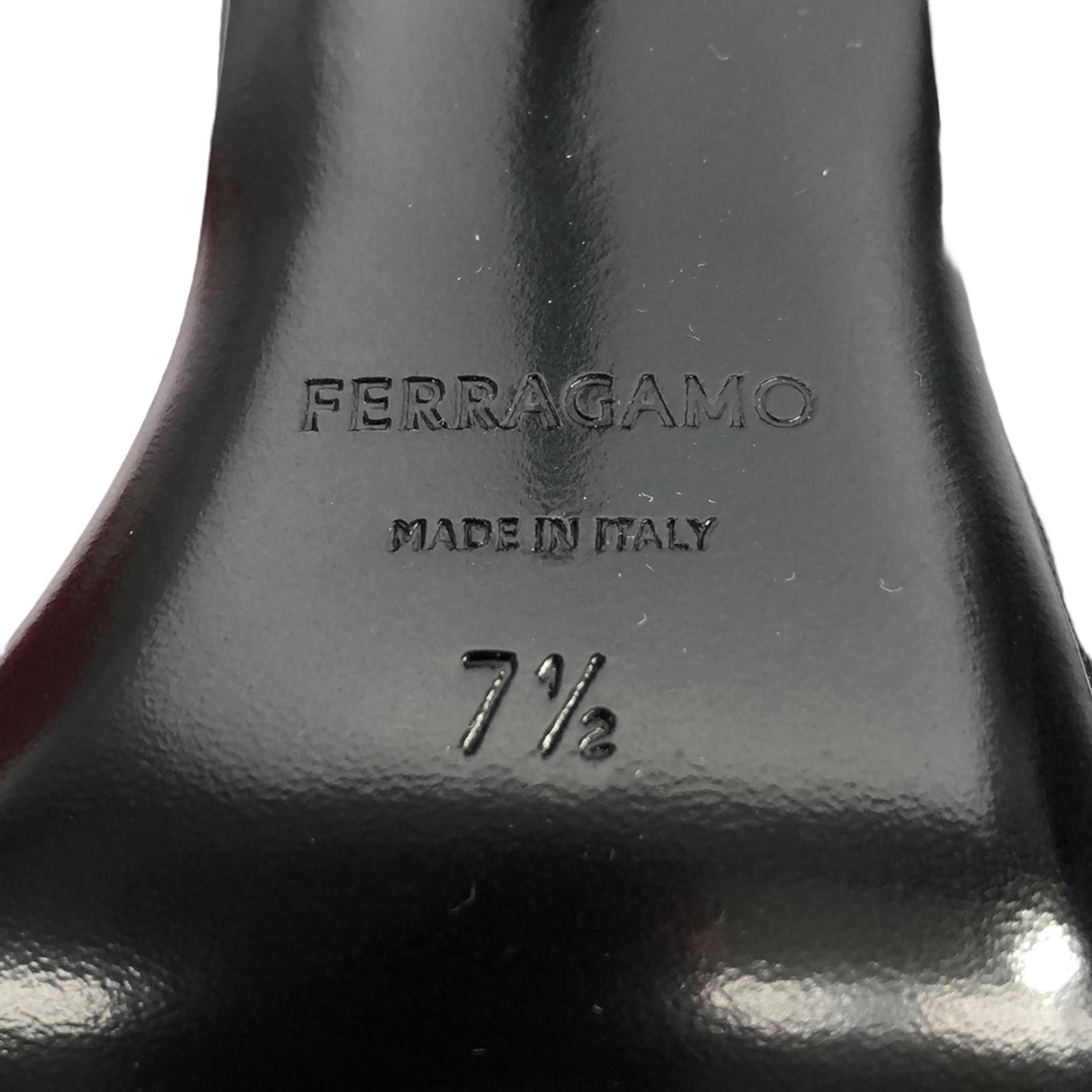 Salvatore Ferragamo Salvatore Ferragamo Salvatore Ferragamo 7664507.5 Leather Mule Leather Shoes 7664507.5 Size ONE SIZE - 6 Thumbnail