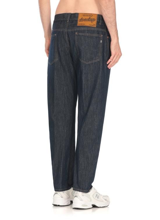 Dondup DONDUP Men Straight Pants UP708 DFE338U MN5DU 800 Blue Size US 35 - 3 Thumbnail