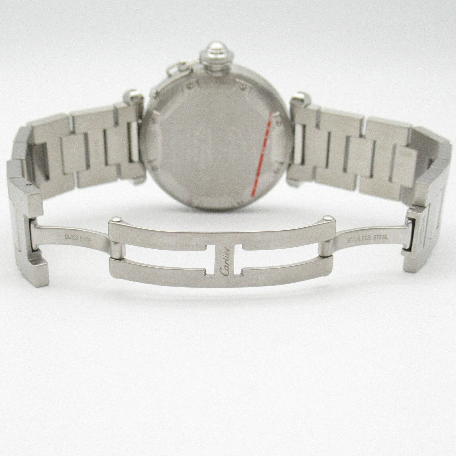 Cartier Cartier Cartier Pasha C Meridian Stainless Steel Watch Metal Automatic W31029M7 Size ONE SIZE - 4 Thumbnail