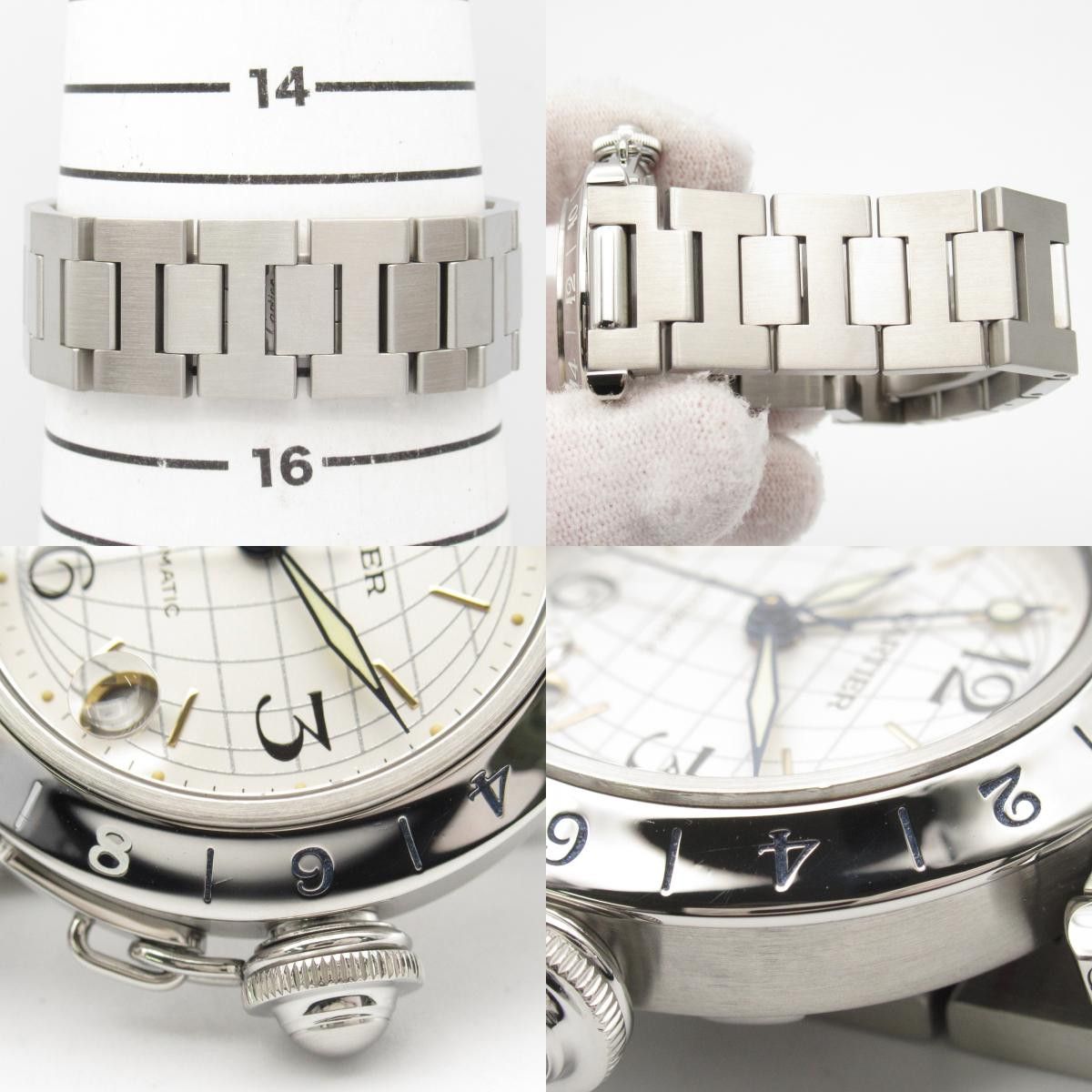 Cartier Cartier Cartier Pasha C Meridian Stainless Steel Watch Metal Automatic W31029M7 Size ONE SIZE - 8 Thumbnail