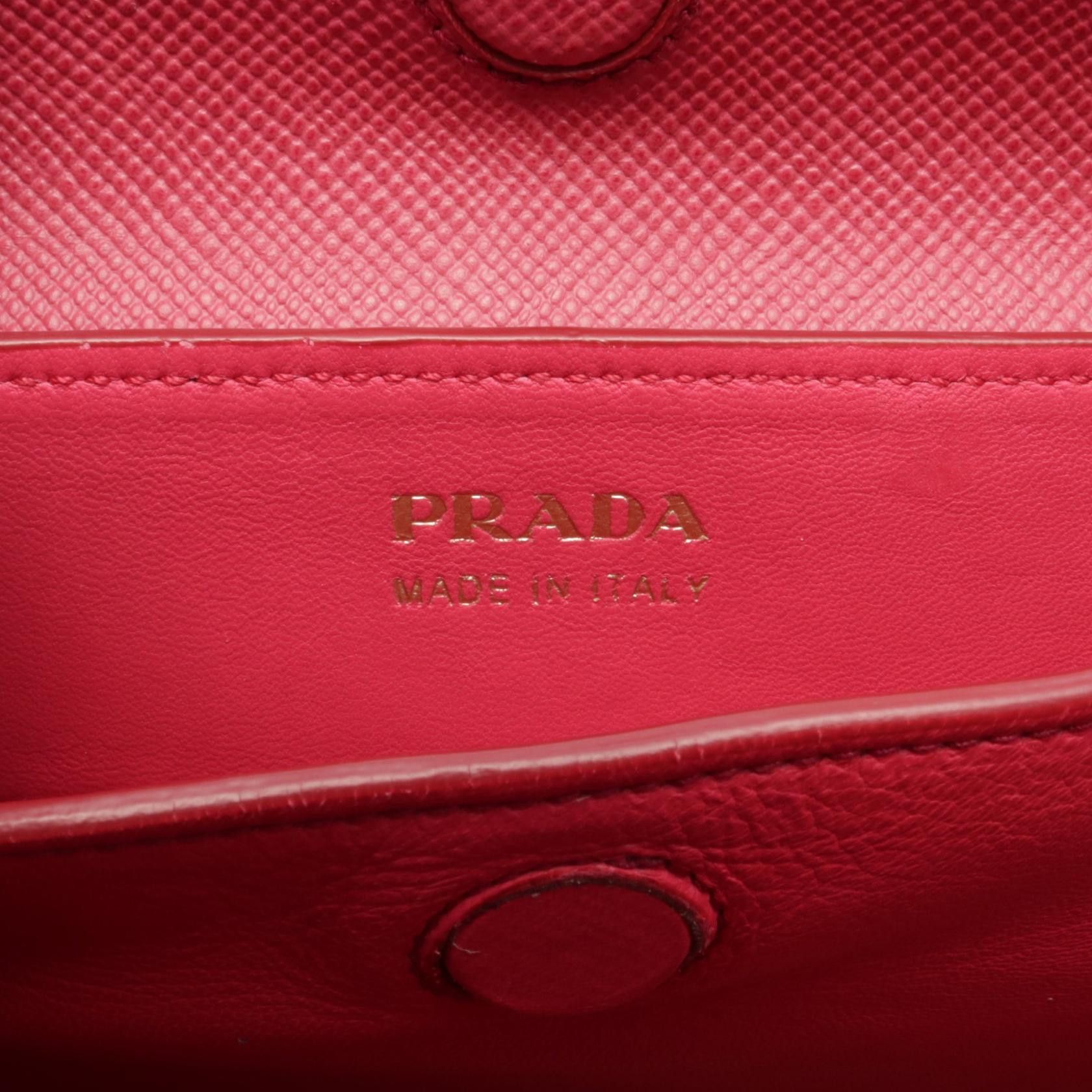 Prada Prada Prada CANAPA+SAFFIANO Handbag Canvas/SAFFIANO Leather Bag Canvas Handbag B2756T Size ONE SIZE - 4 Thumbnail