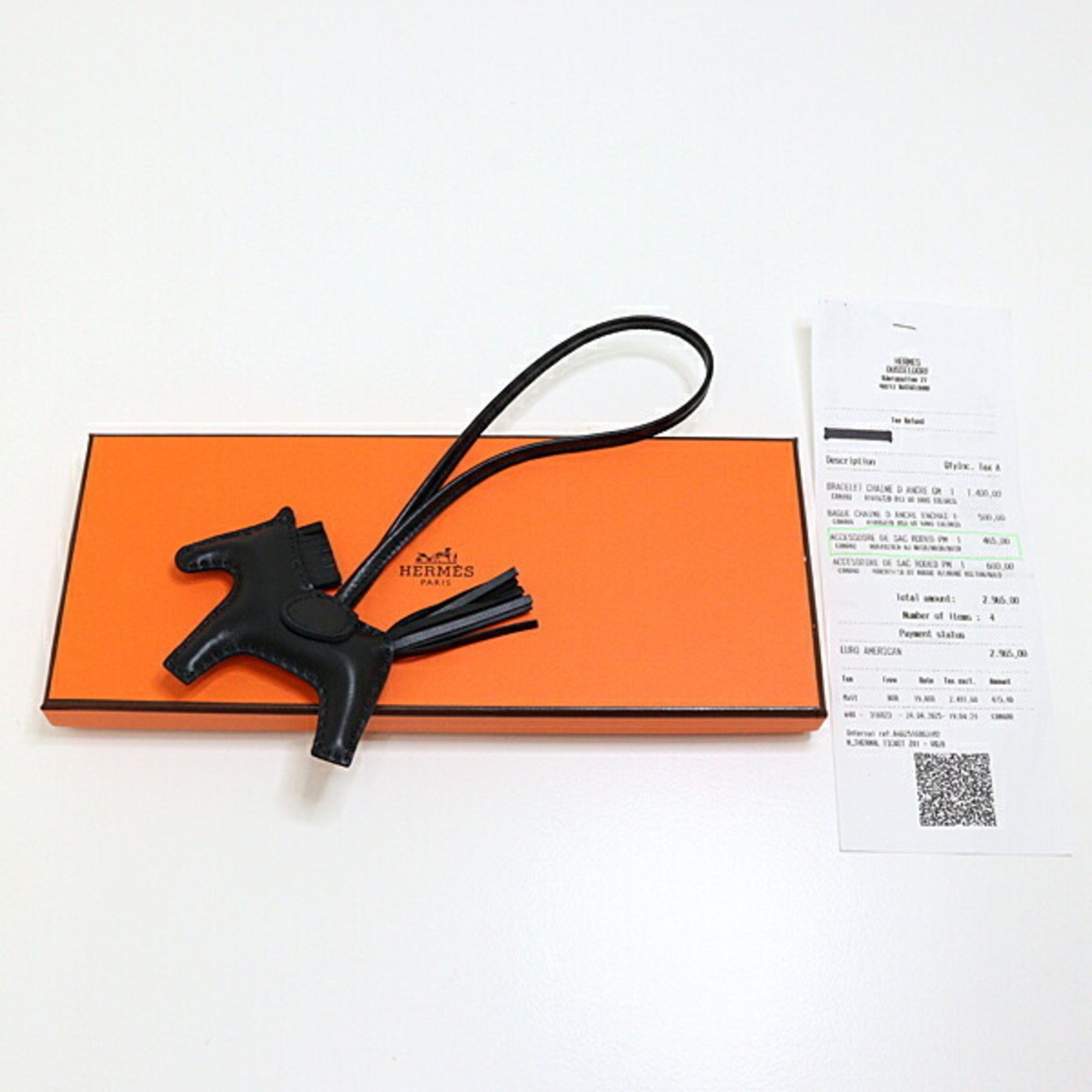 Hermes Hermes Rodeo Charm PM Black Anjou Milo K Stamp (Made in 2025) Bag Unused Size ONE SIZE - 2 Thumbnail