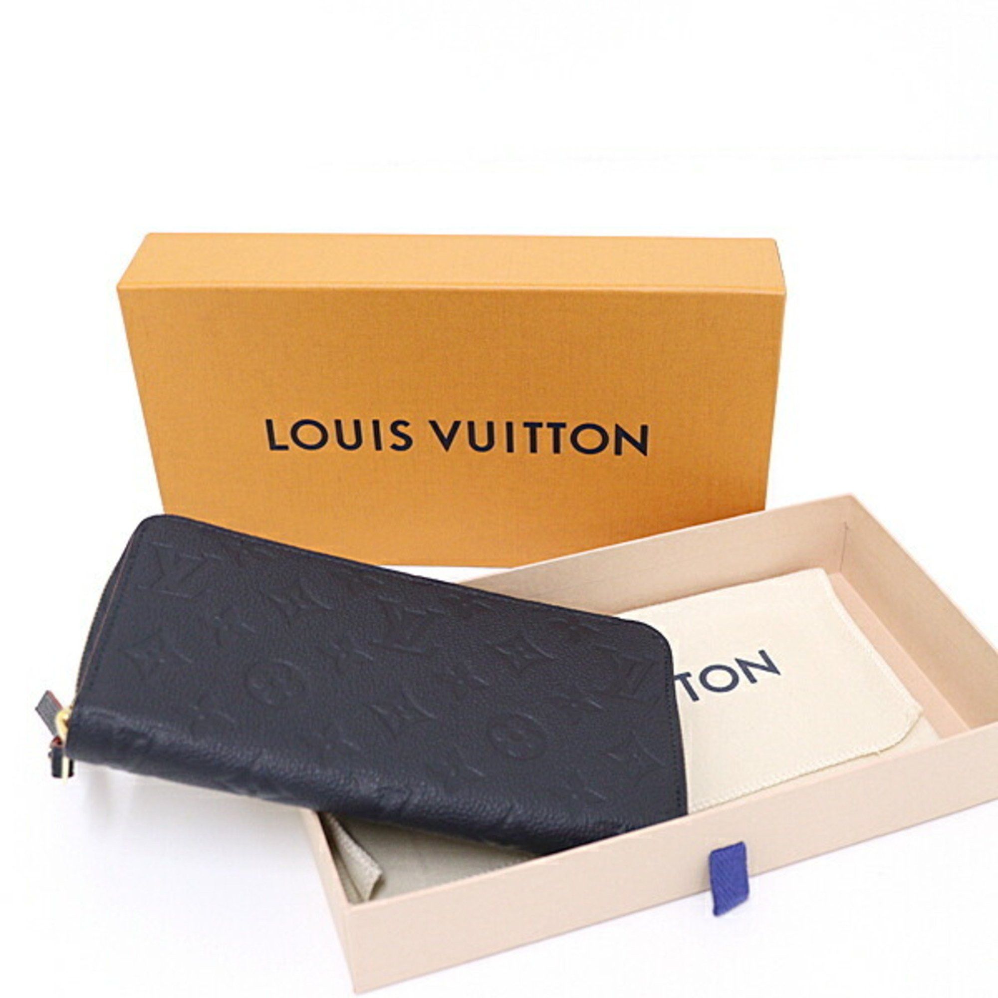 Louis Vuitton Louis Vuitton Zippy Wallet Monogram Empreinte Marine Rouge M62121 Long LV Size ONE SIZE - 6 Thumbnail