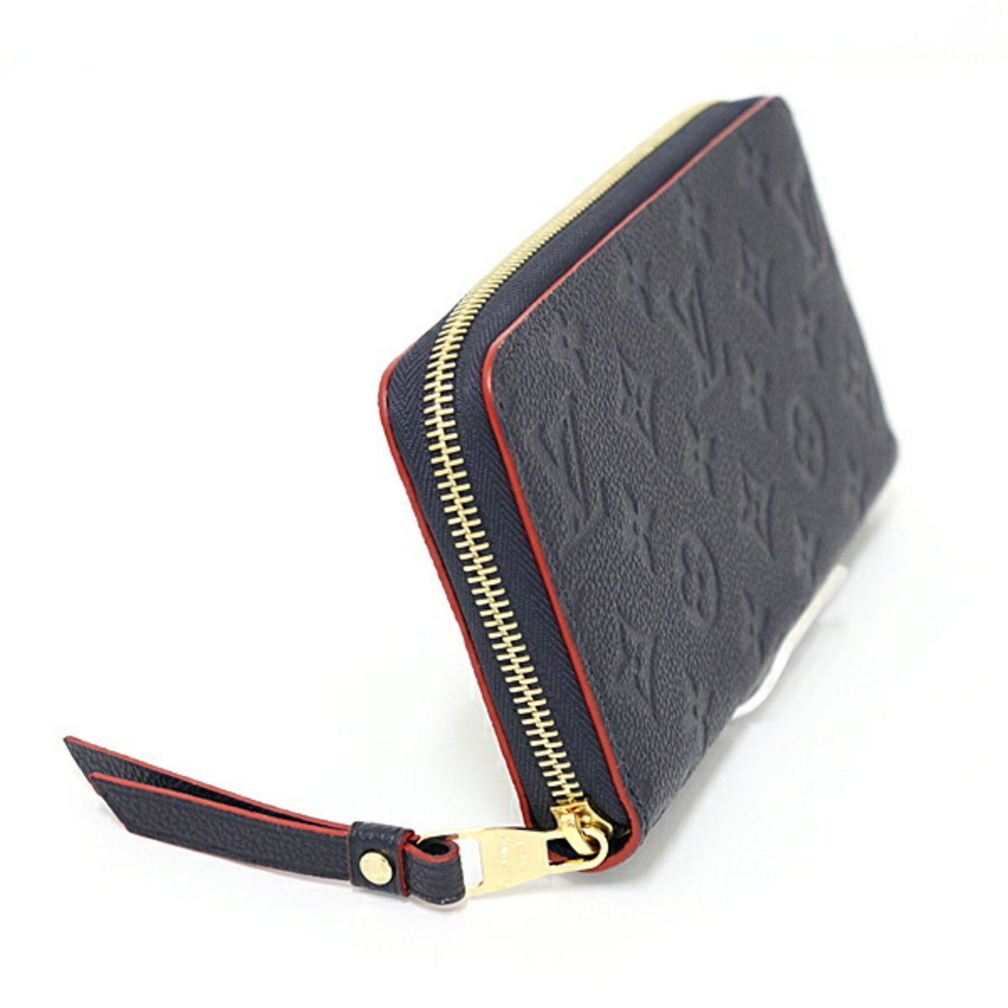 Louis Vuitton Louis Vuitton Zippy Wallet Monogram Empreinte Marine Rouge M62121 Long LV Size ONE SIZE - 4 Thumbnail