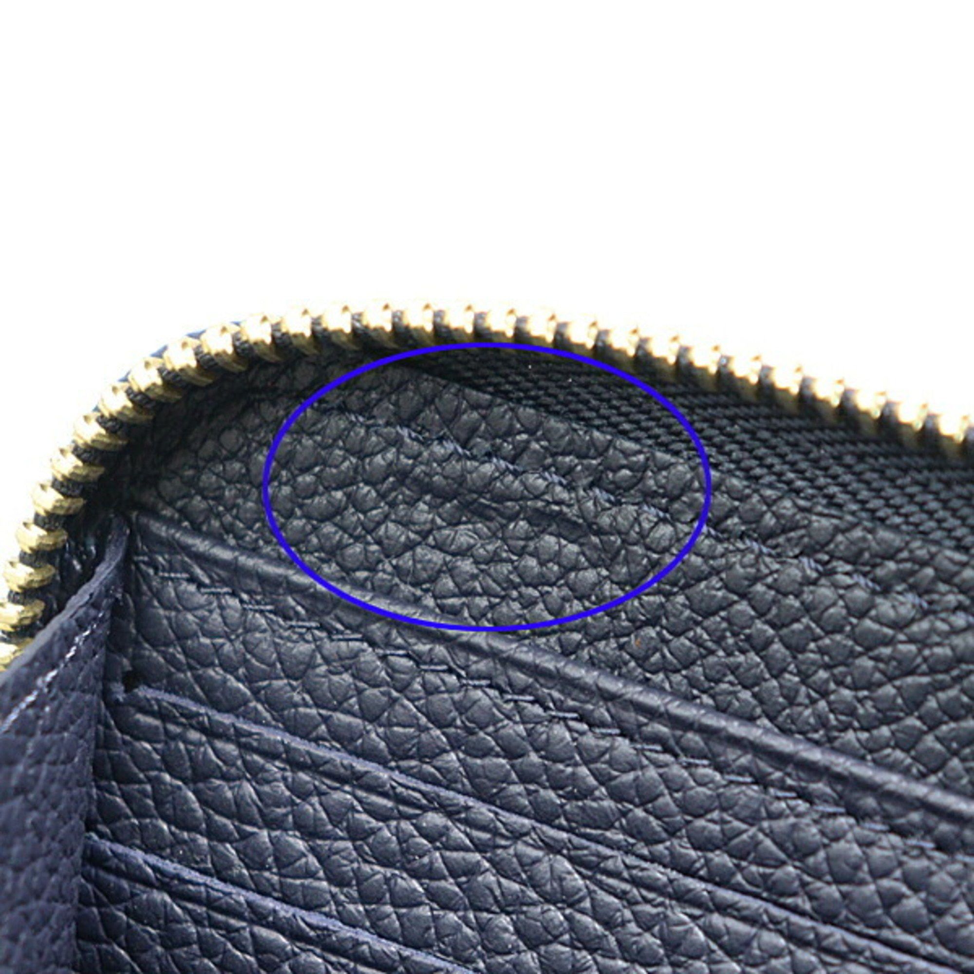Louis Vuitton Louis Vuitton Zippy Wallet Monogram Empreinte Marine Rouge M62121 Long LV Size ONE SIZE - 3 Thumbnail