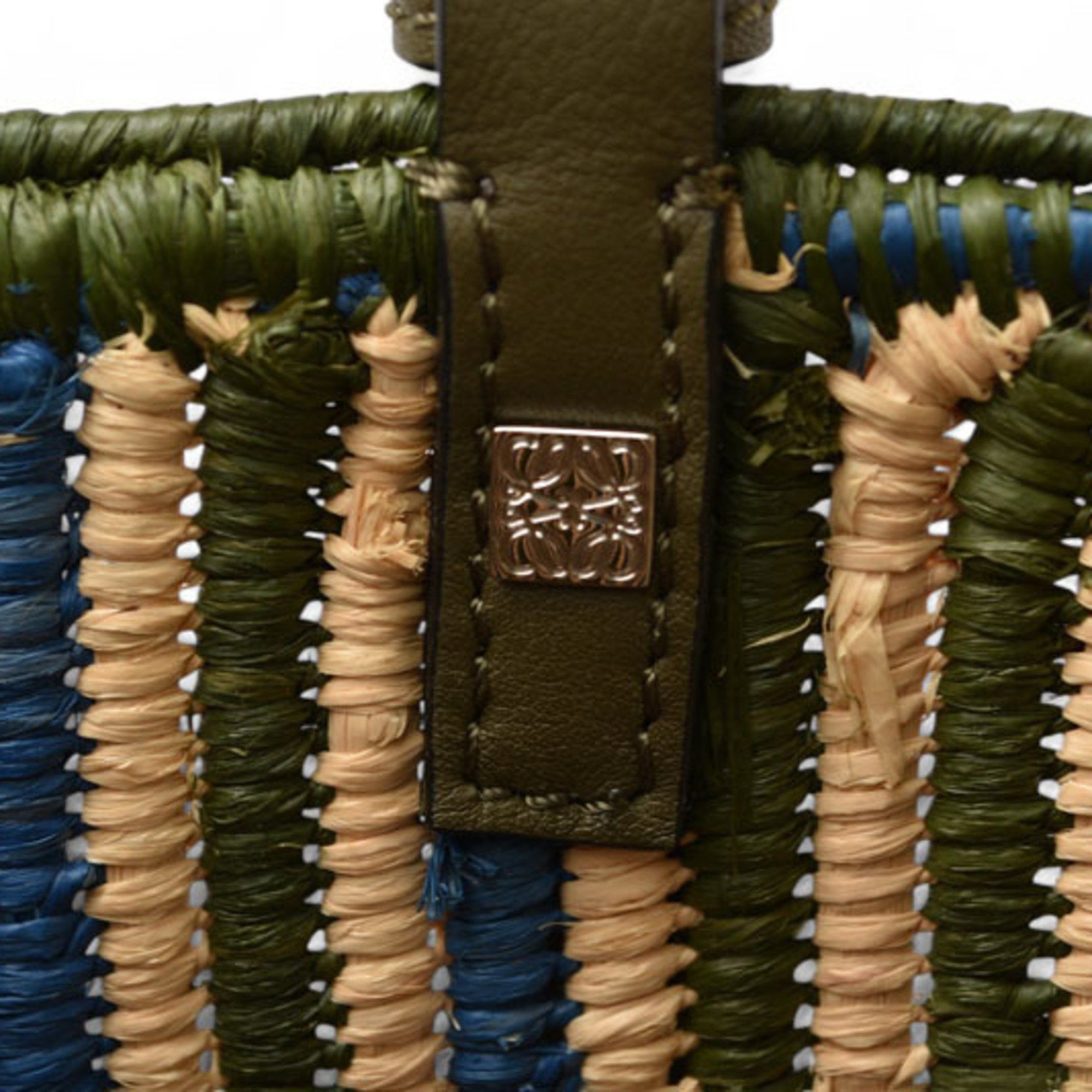 Loewe LOEWE Basket Bag Small Net-a-Porter Khaki Size ONE SIZE - 7 Thumbnail