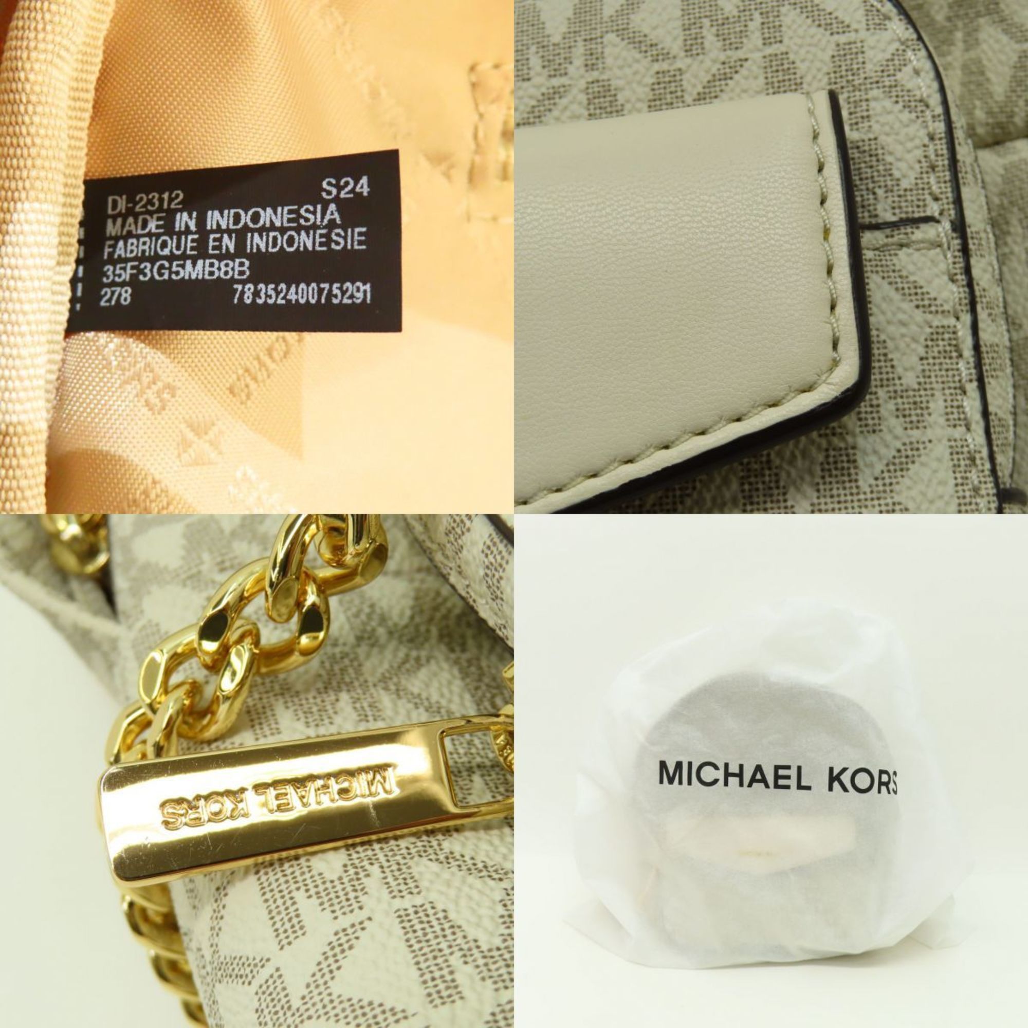 Michael Kors Michael Kors MAISIE 2 IN 1 MK Signature Backpack 35F3G5MB8B Size ONE SIZE - 8 Thumbnail
