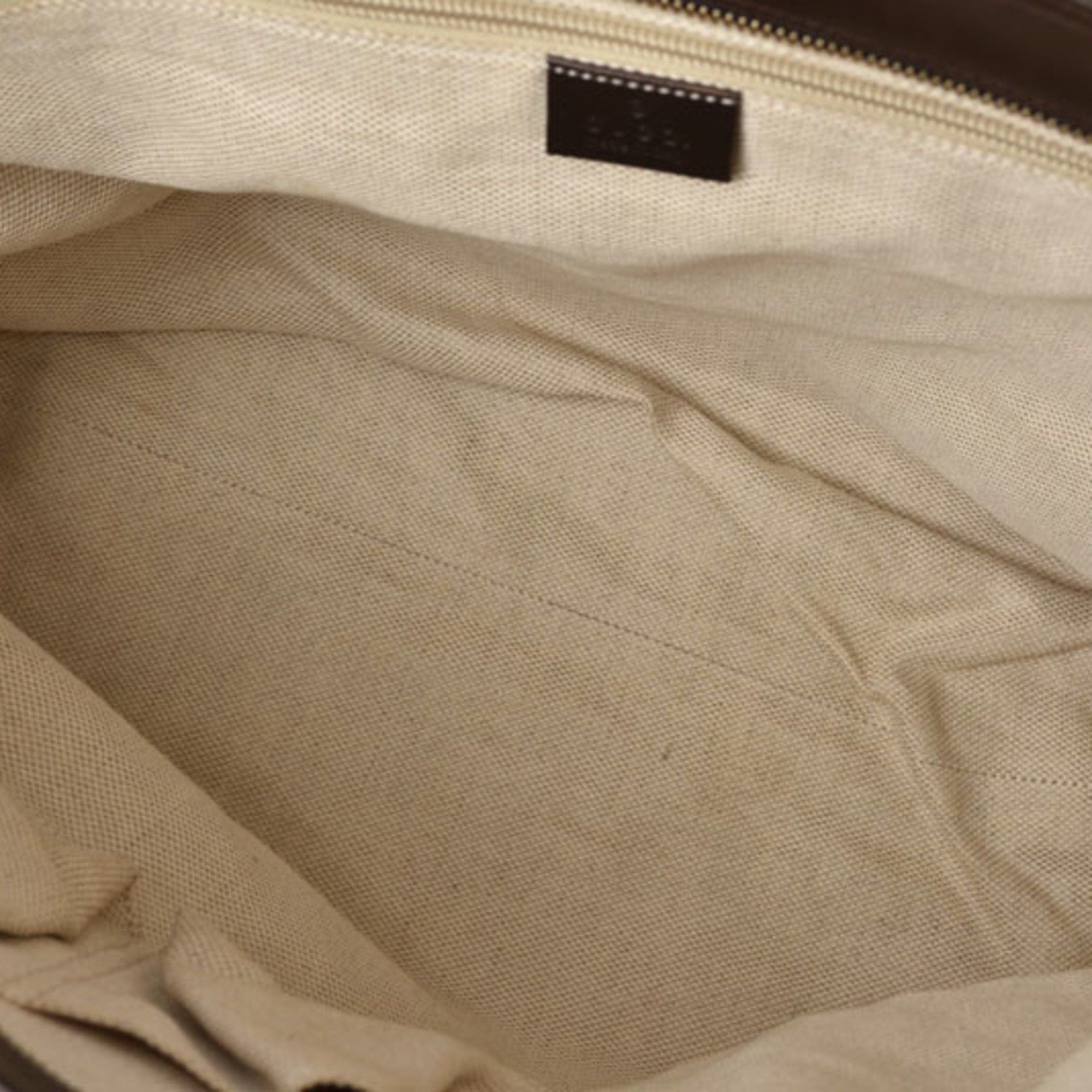 Gucci Gucci Tote Bag Shoulder GUCCI Coated Canvas GG Dark Red Shelly 308928 Size ONE SIZE - 12 Thumbnail