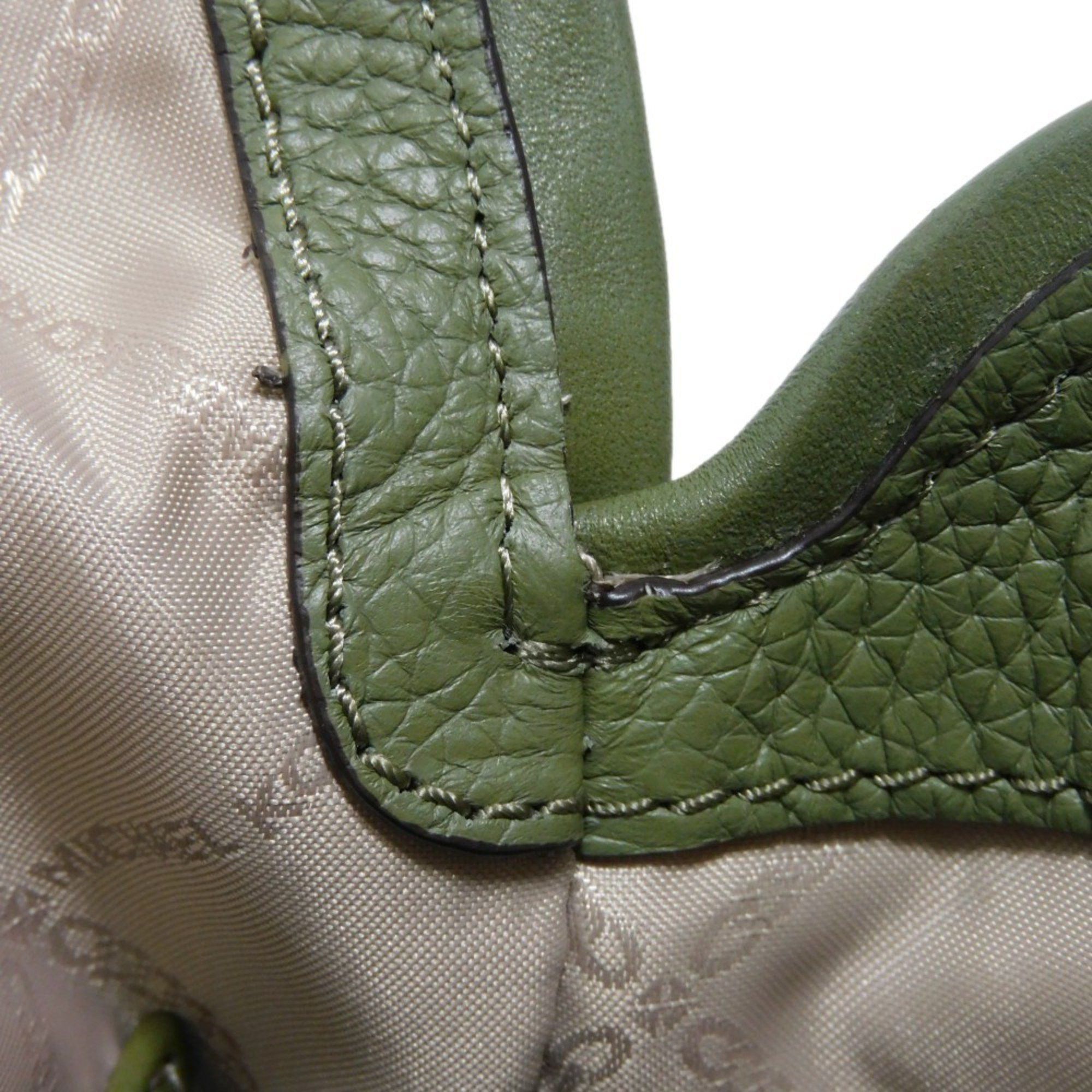 Michael Kors Michael Kors Handbag Carine Small Satchel MK Charm Shoulder Bag Metal Studs Khaki 30S0GCCS1T Women's Size ONE SIZE - 7 Thumbnail