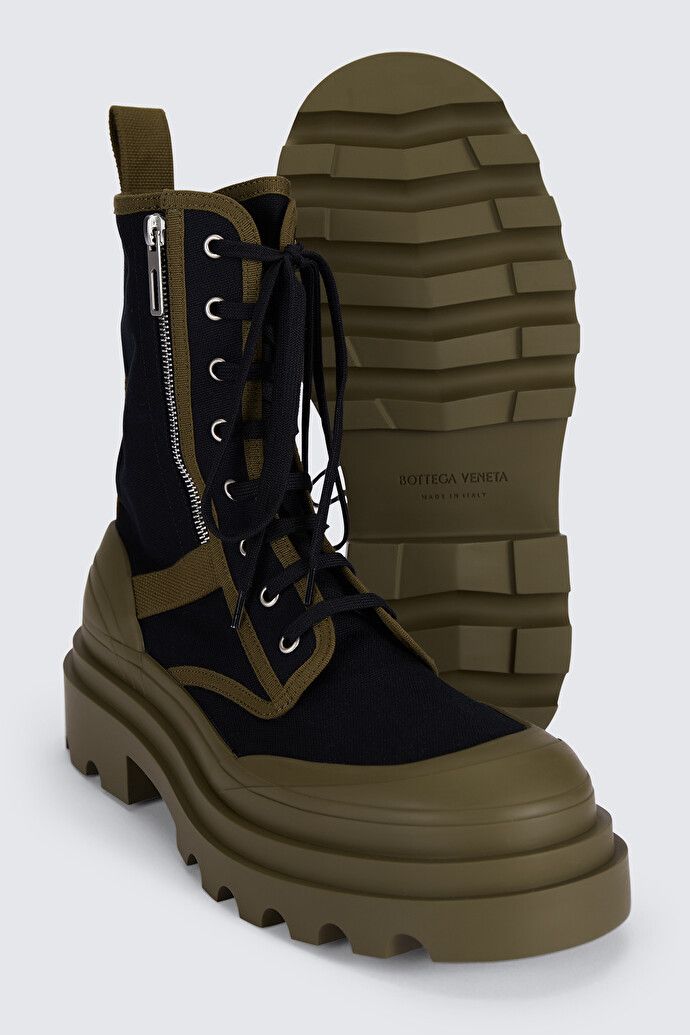 Bottega Veneta ribbon bomber lace-up boots Size US 8 / EU 41 - 4 Thumbnail
