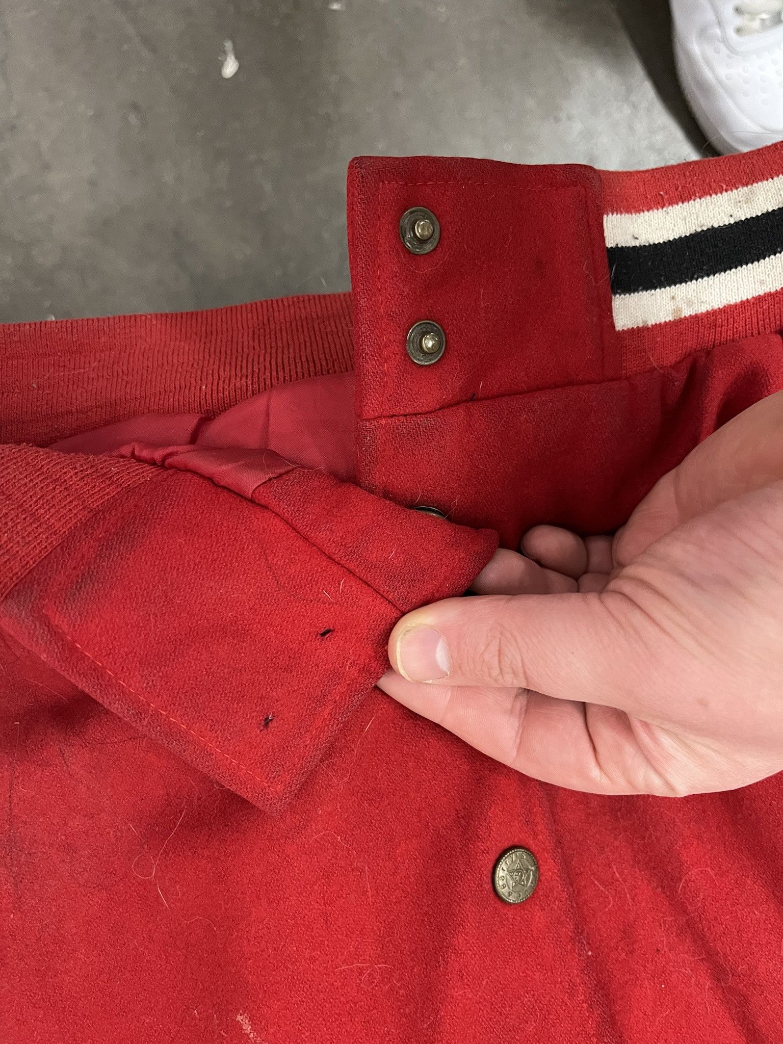 Other Vintage Jacket Y2K UW Badgers Distressed Faux Leather Varsioty Jacket Size S Size US S / EU 44-46 / 1 - 6 Thumbnail