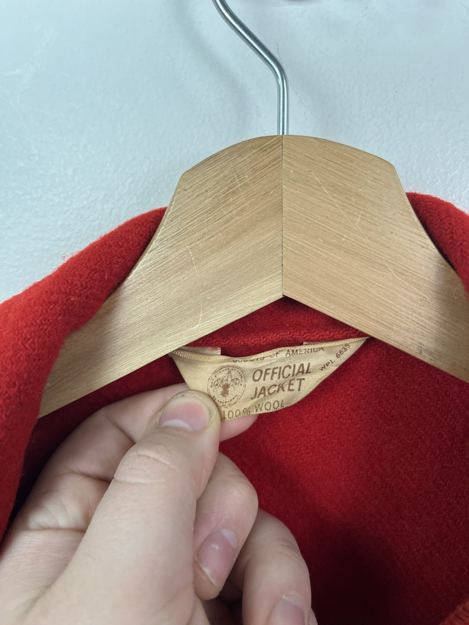 Vintage Vintage Boy Scouts Red Wool Jacket 1990s BSA Official Jacket Size 20 Size US S / EU 44-46 / 1 - 2 Thumbnail