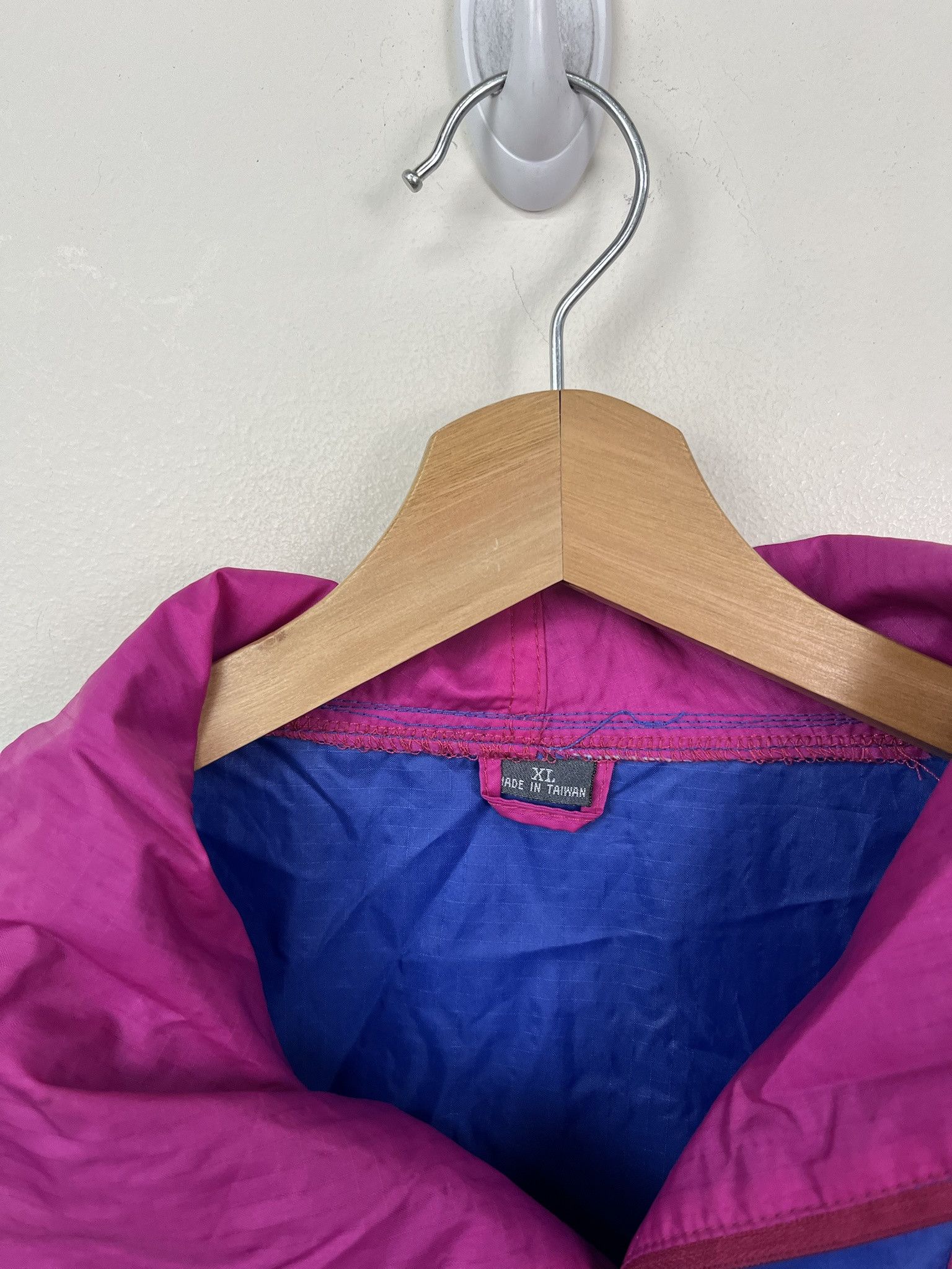Vintage Vintage 1990s Windbreaker Merit Ripstop Blue Purple Windbreaker Jacket Size XL Size US XL / EU 56 / 4 - 2 Thumbnail