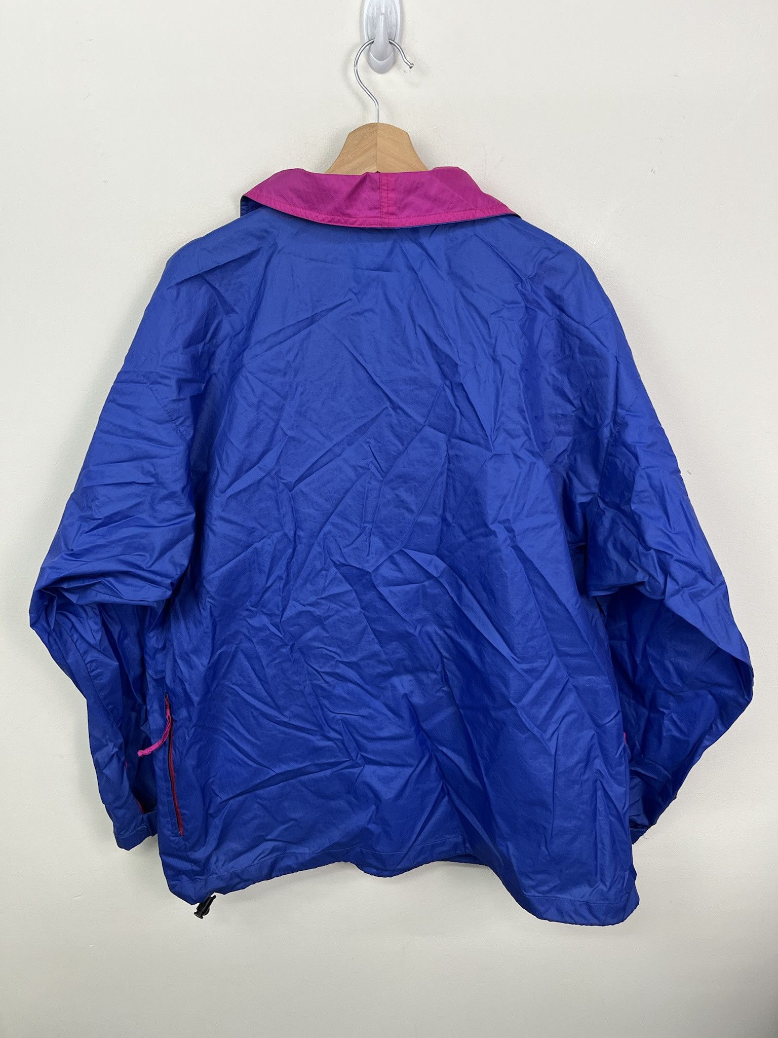Vintage Vintage 1990s Windbreaker Merit Ripstop Blue Purple Windbreaker Jacket Size XL Size US XL / EU 56 / 4 - 4 Thumbnail