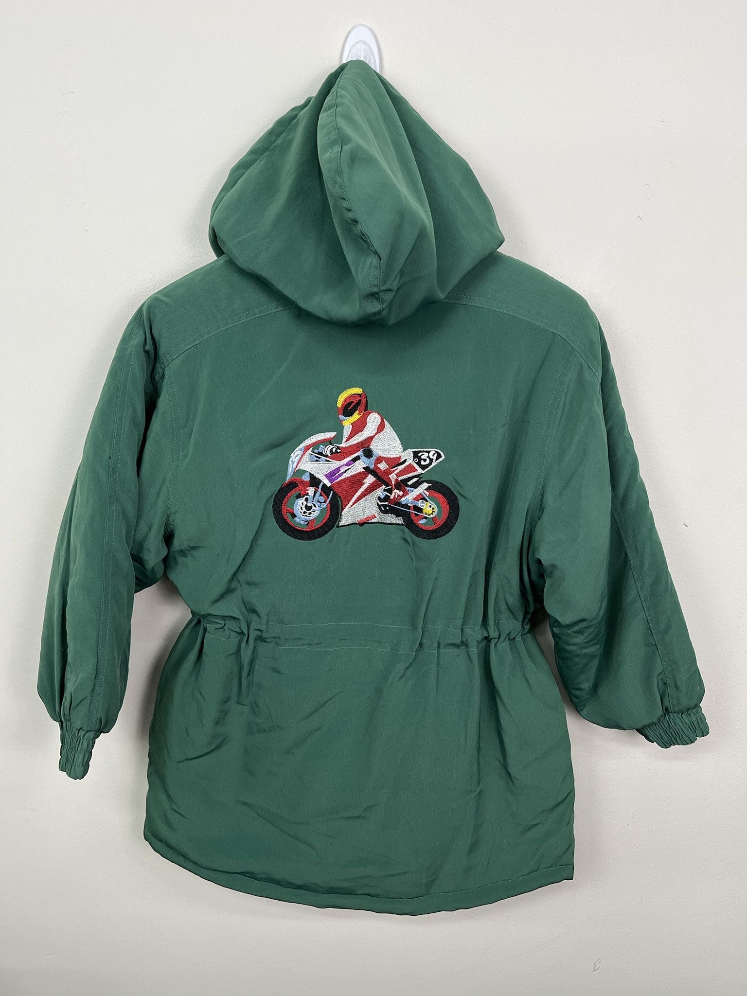 NASCAR Vintage 80s Jacket Motorcycle GP Emb roider Racing Puffer Jacket Size S (5) Size US S / EU 44-46 / 1 - 3 Thumbnail