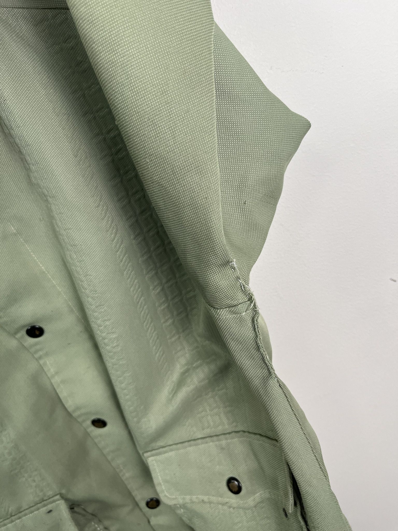 Vintage Vintage 1990s Jacket Jade Green Snap Button Embossed Coaches Jacket Size S Size US S / EU 44-46 / 1 - 4 Thumbnail