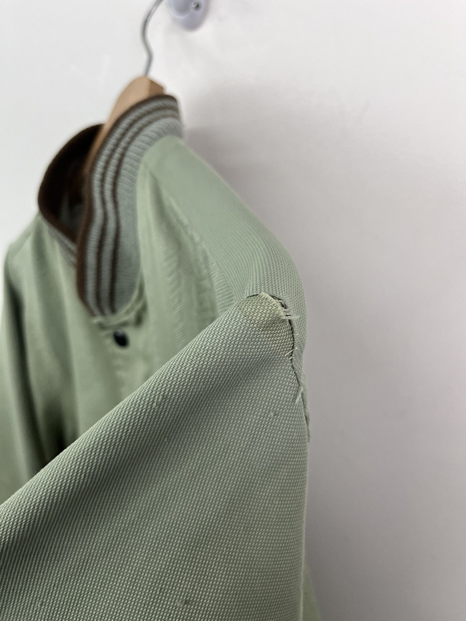Vintage Vintage 1990s Jacket Jade Green Snap Button Embossed Coaches Jacket Size S Size US S / EU 44-46 / 1 - 3 Thumbnail