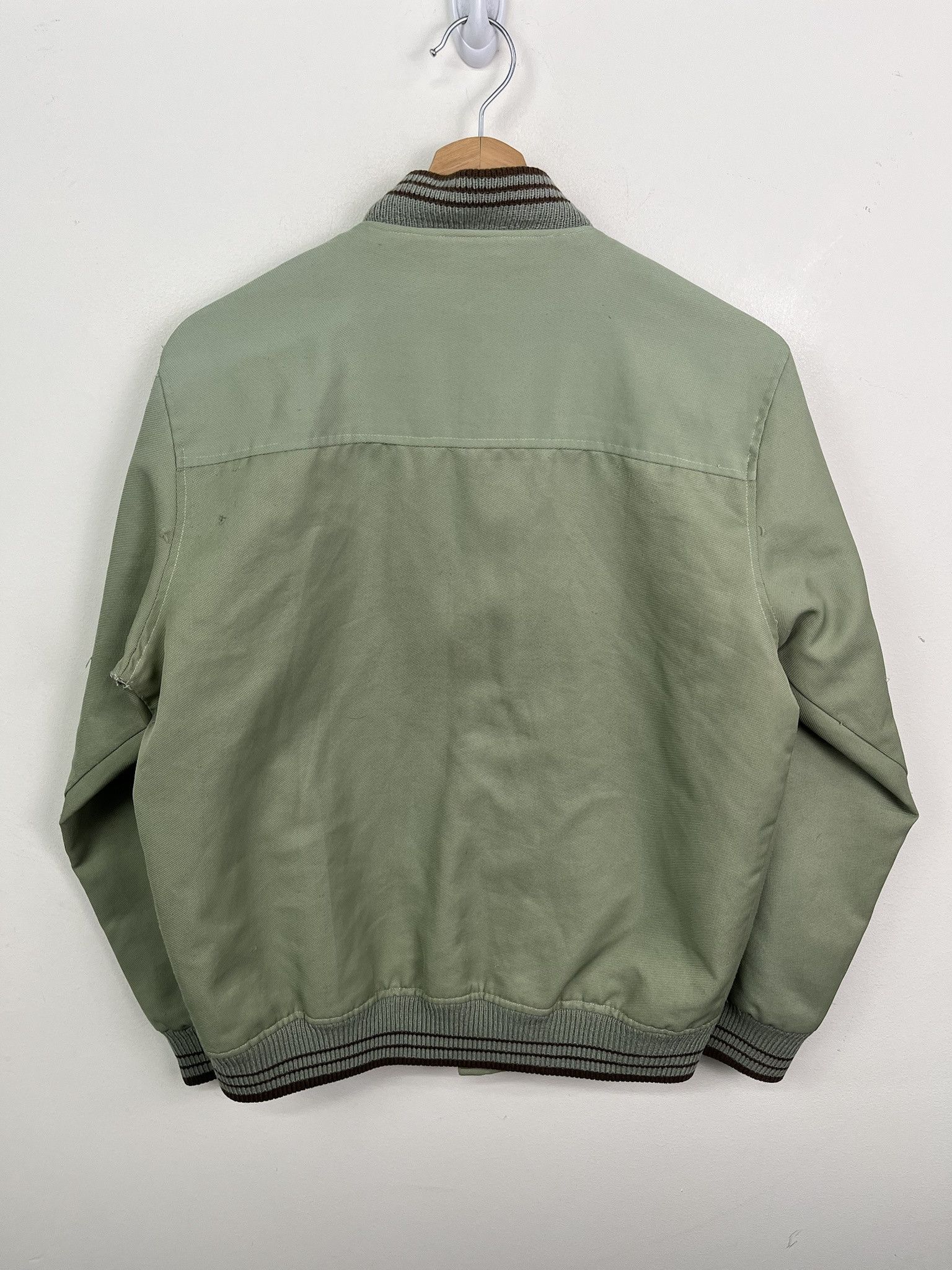 Vintage Vintage 1990s Jacket Jade Green Snap Button Embossed Coaches Jacket Size S Size US S / EU 44-46 / 1 - 6 Thumbnail