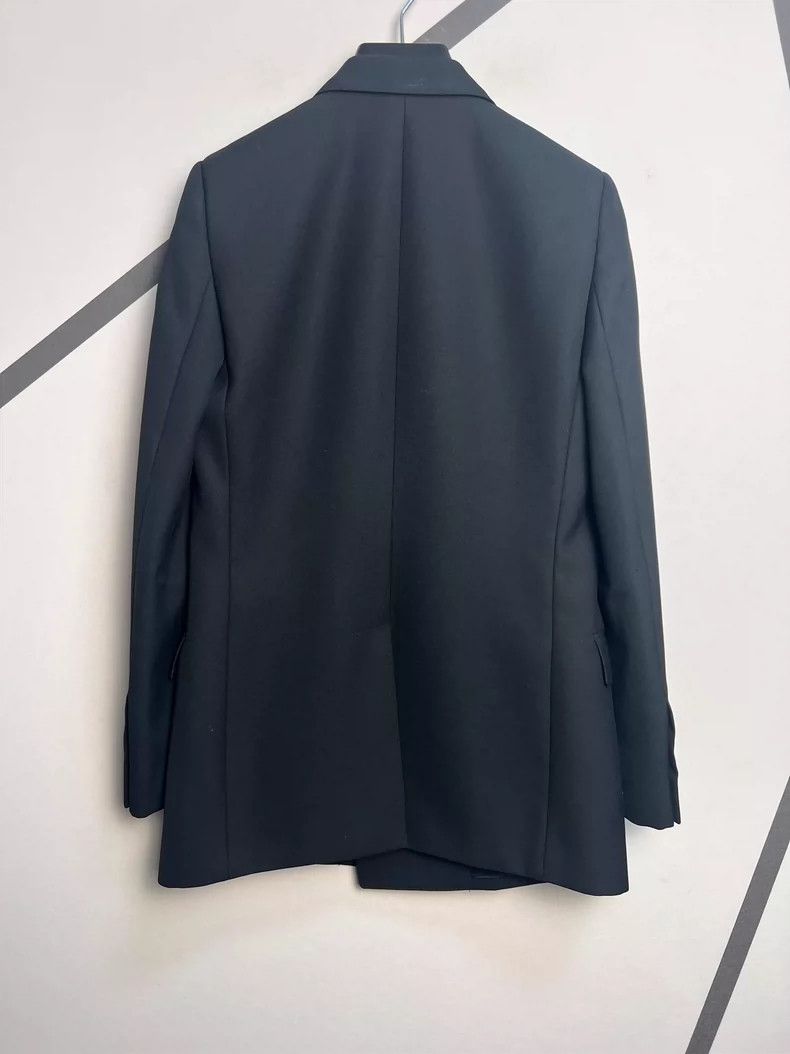 Celine Celine Black Double-Breasted Blazer Jacket Size XS / US 0-2 / IT 36-38 - 2 Thumbnail