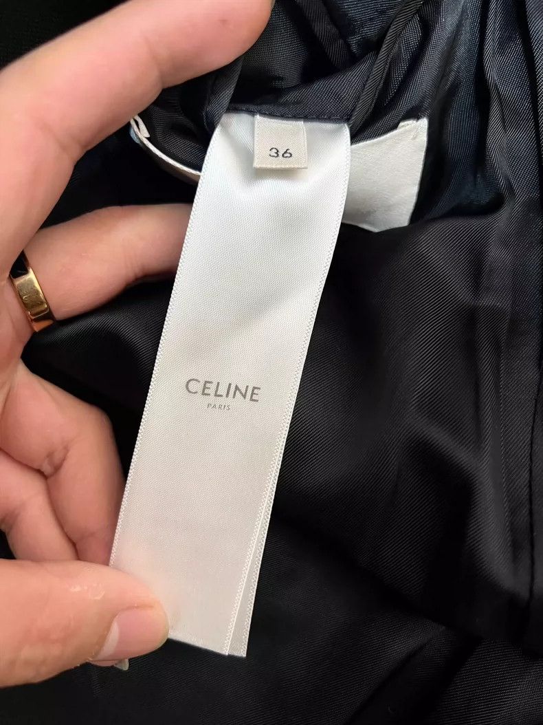Celine Celine Black Double-Breasted Blazer Jacket Size XS / US 0-2 / IT 36-38 - 5 Thumbnail