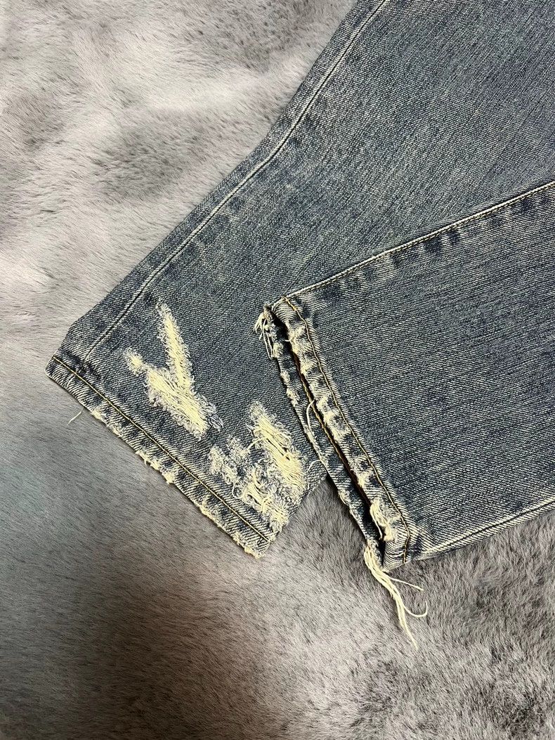 Saint Laurent Paris Saint Laurent Distressed Denim Jeans Size 32 Size US 32 / EU 48 - 7 Thumbnail