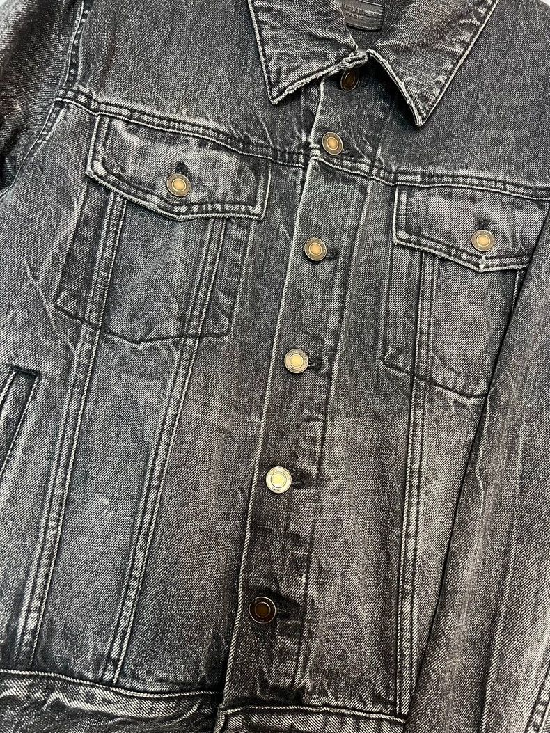 Saint Laurent Paris Saint Laurent Denim Jacket with Embroidery Size US M / EU 48-50 / 2 - 4 Thumbnail