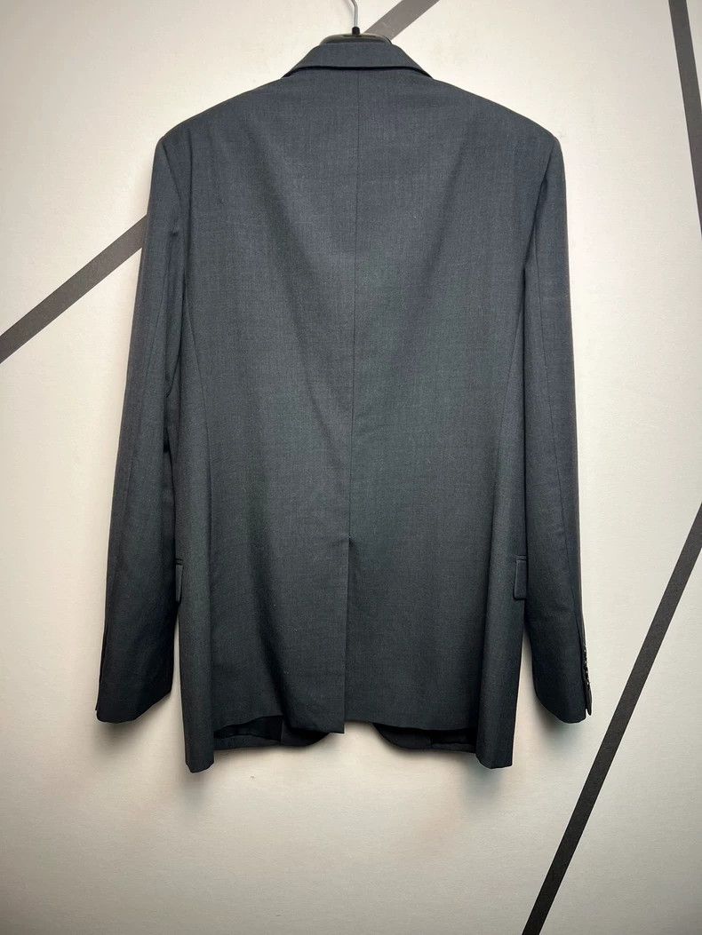 Saint Laurent Paris Saint Laurent Gray Wool Suit Set Size US L / EU 52-54 / 3 - 2 Thumbnail