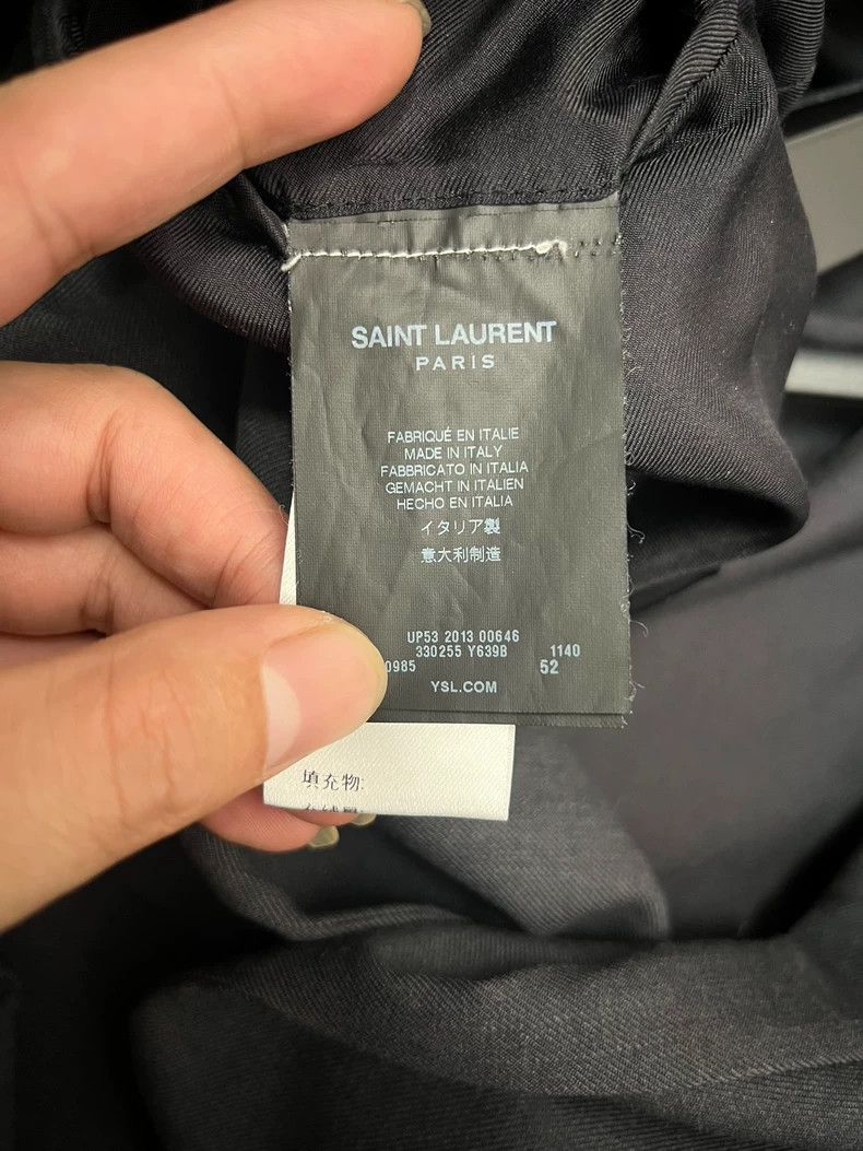 Saint Laurent Paris Saint Laurent Gray Wool Suit Set Size US L / EU 52-54 / 3 - 5 Thumbnail