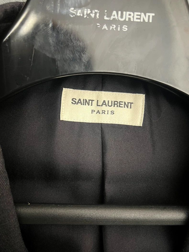 Saint Laurent Paris Saint Laurent Gray Wool Suit Set Size US L / EU 52-54 / 3 - 3 Thumbnail