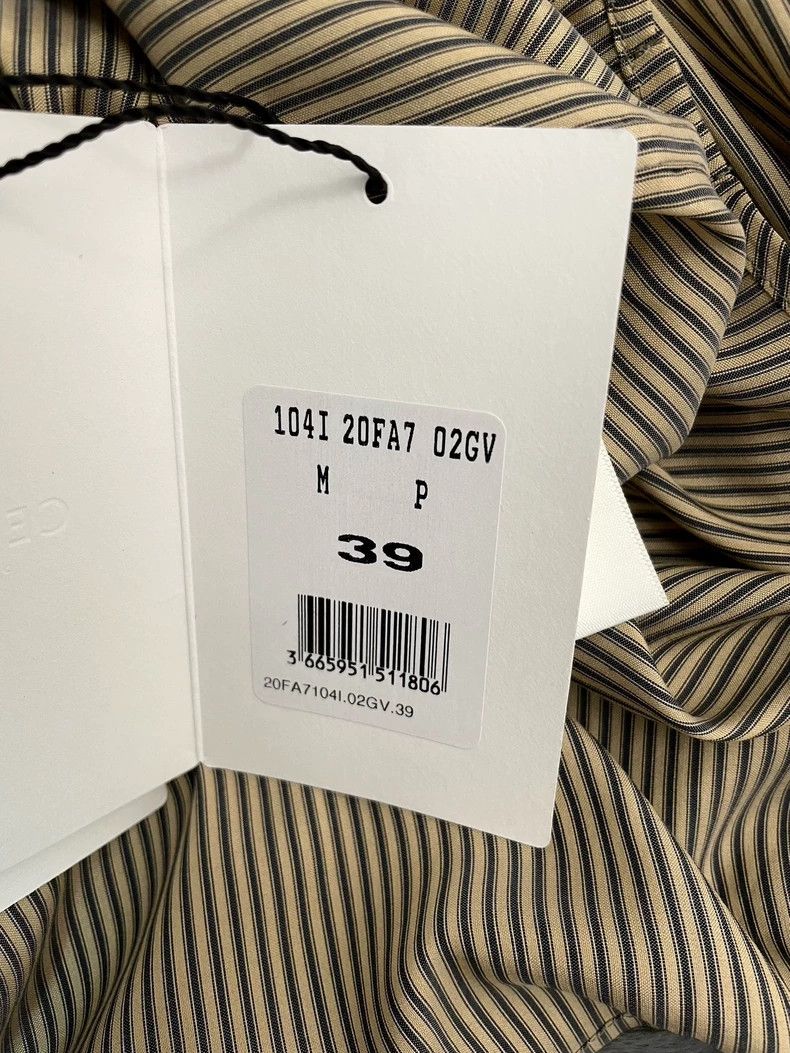 Celine Celine Striped Silk Shirt with Tag Size US M / EU 48-50 / 2 - 5 Thumbnail