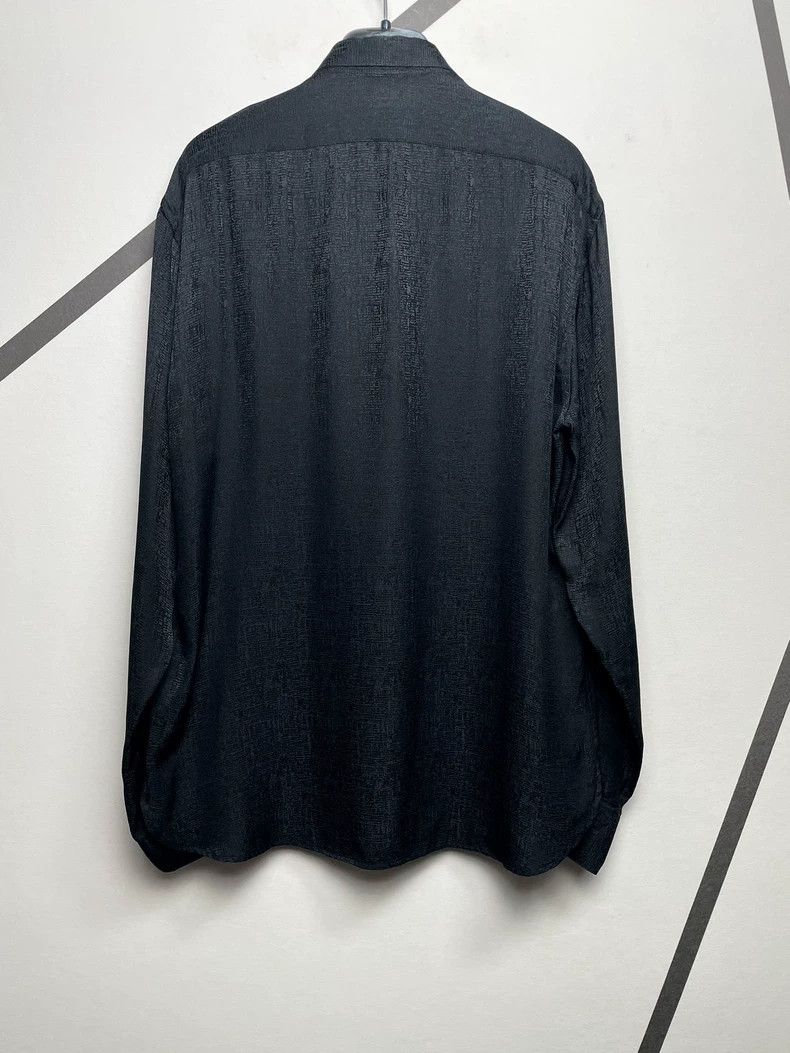 Saint Laurent Paris Saint Laurent Long Sleeve Silk Button-Up Shirt Size US L / EU 52-54 / 3 - 2 Thumbnail