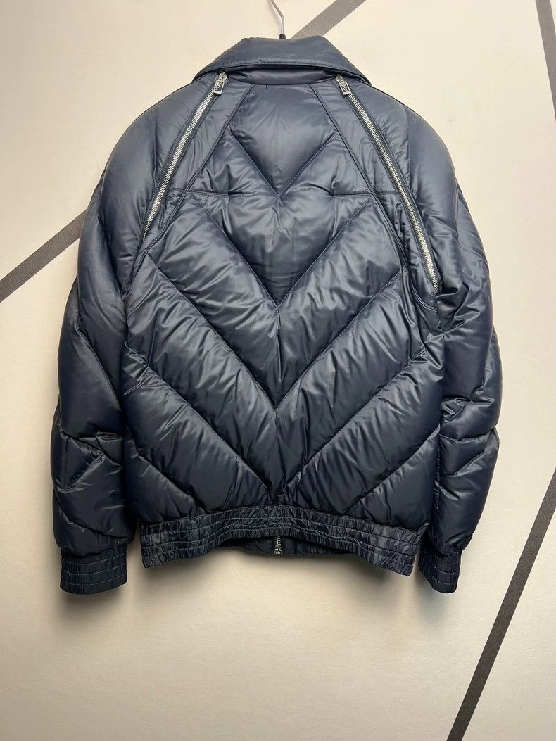 Dior Homme Quilted Down Jacket with Zippers