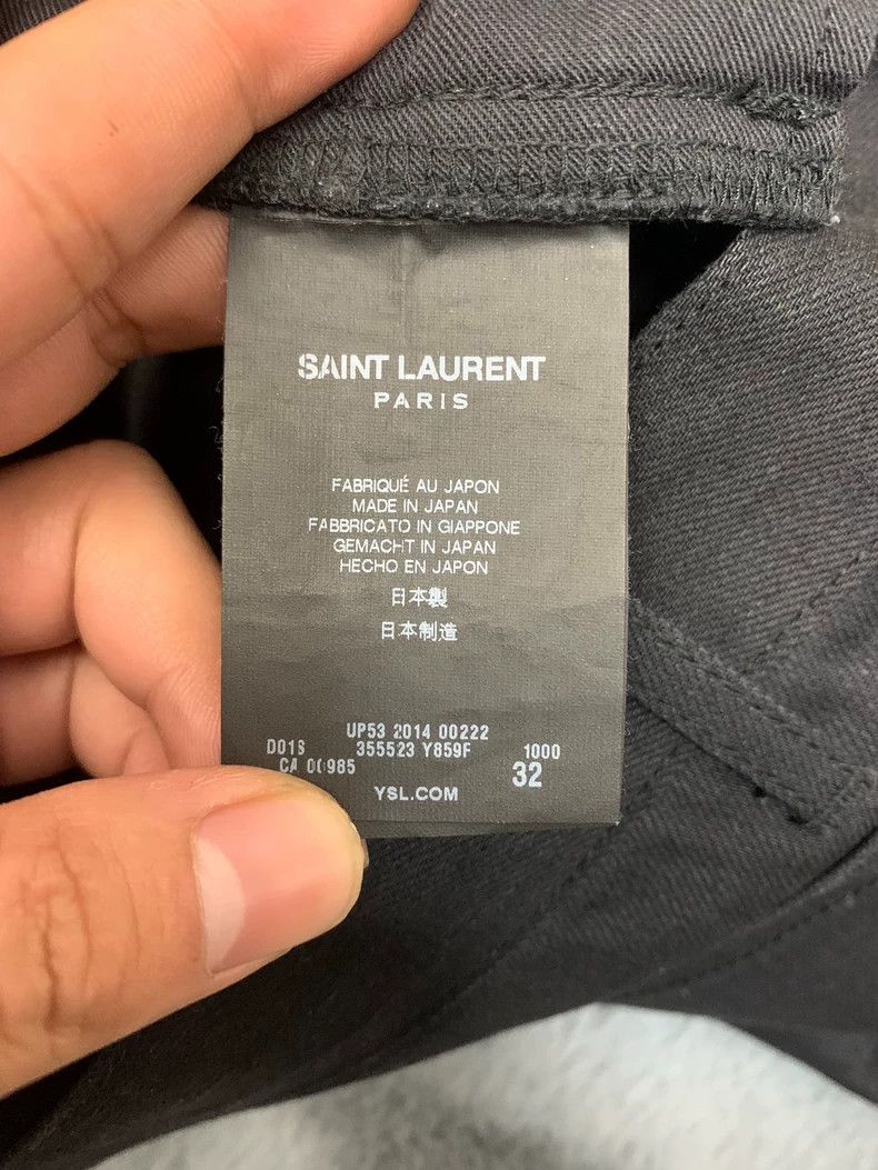 Saint Laurent Black Basic Denim Pants