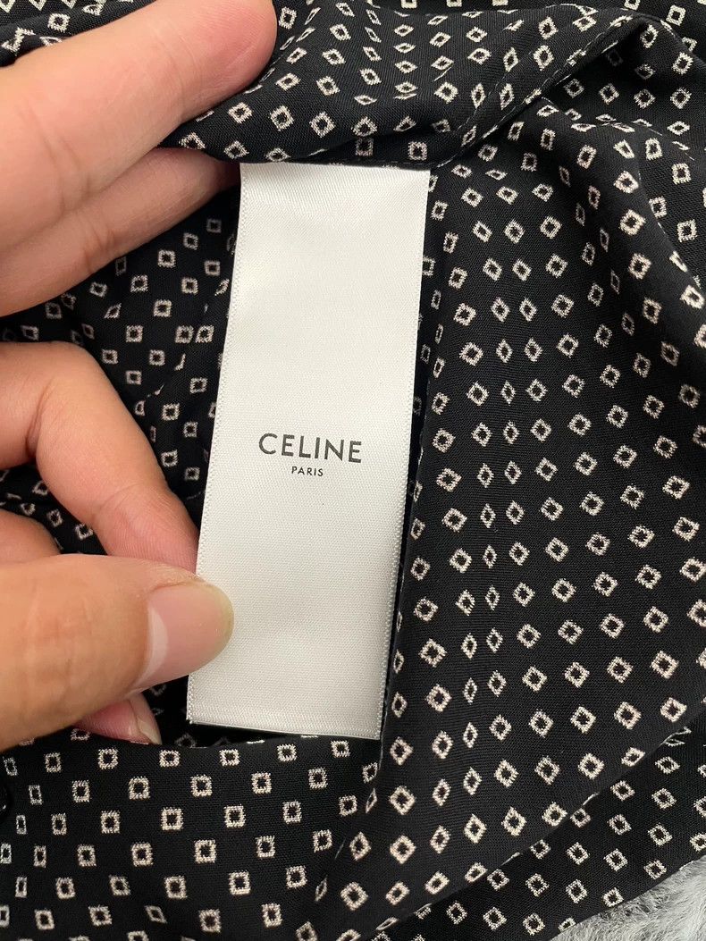 Celine Celine Polka Dot Long Sleeve Shirt Size US M / EU 48-50 / 2 - 4 Thumbnail