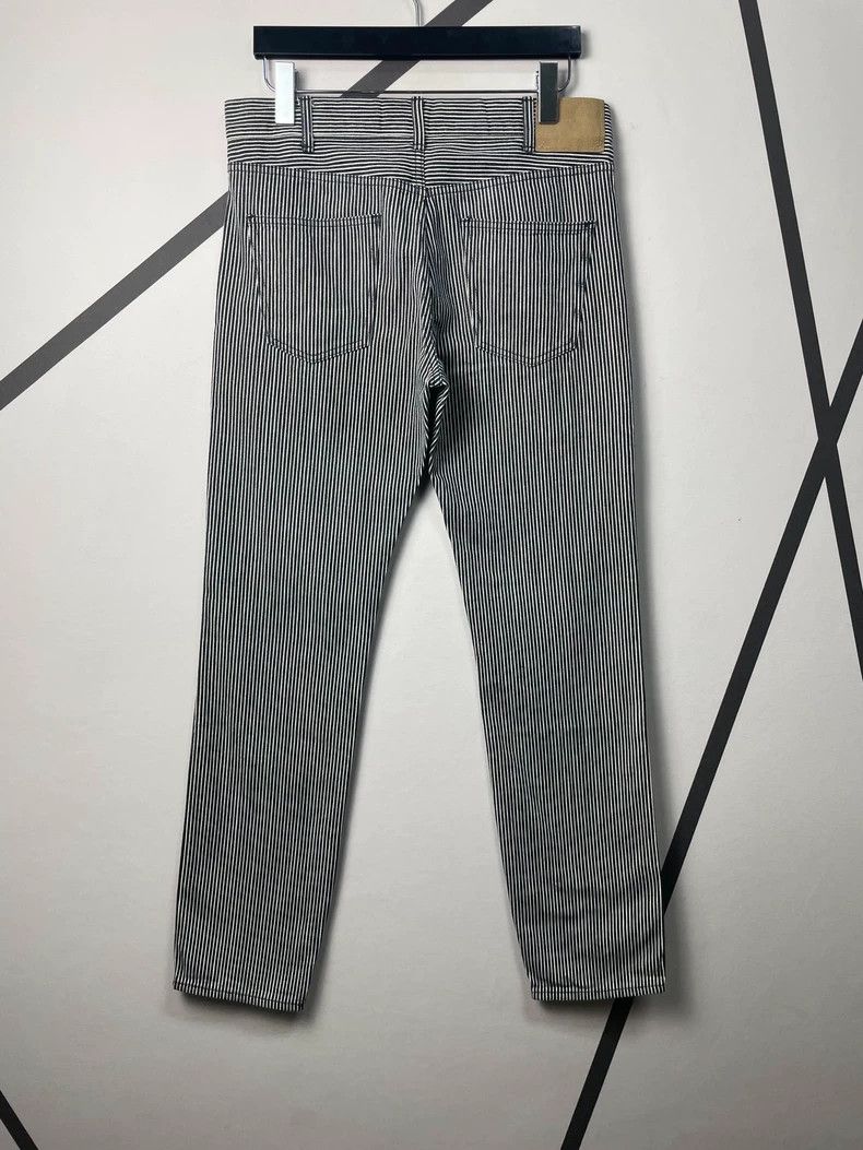 Celine Celine Striped Denim Pants Size 32 Size US 32 / EU 48 - 2 Thumbnail