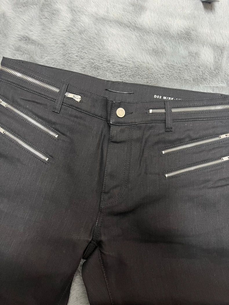 Saint Laurent Paris Saint Laurent Black Basic Denim Pants with Zippers Size US 32 / EU 48 - 4 Thumbnail