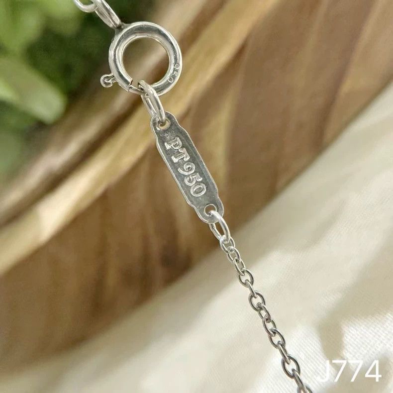 Tiffany & Co. Tiffany & Co. Platinum Diamond Key Necklace Size ONE SIZE - 4 Thumbnail