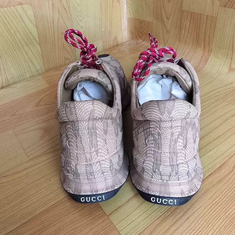 Gucci Gucci Full Print Running Shoes Size 43 Size US 10 / EU 43 - 5 Thumbnail